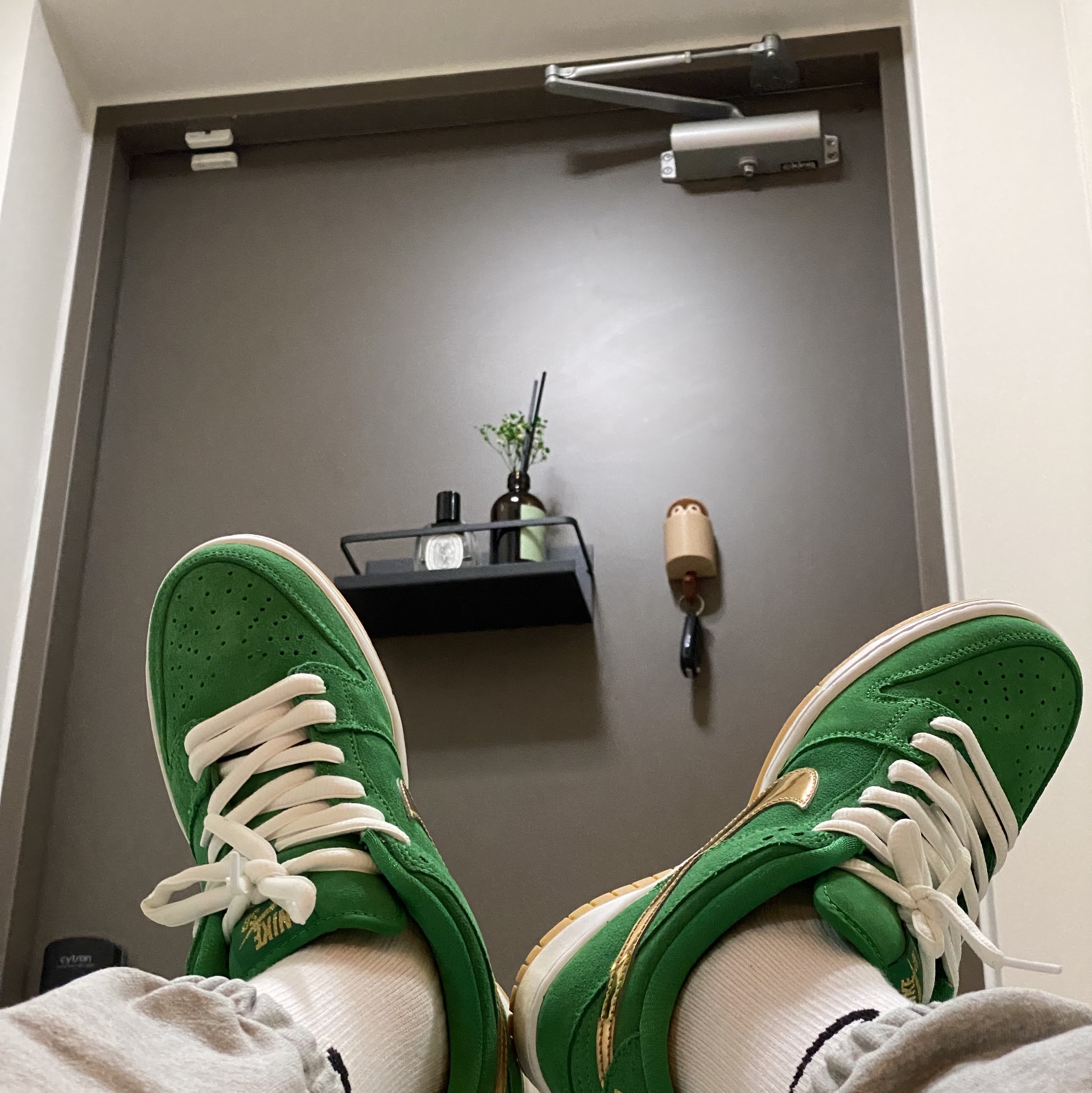 Nike SB Dunk Low Pro Shamrock 착용 스타일