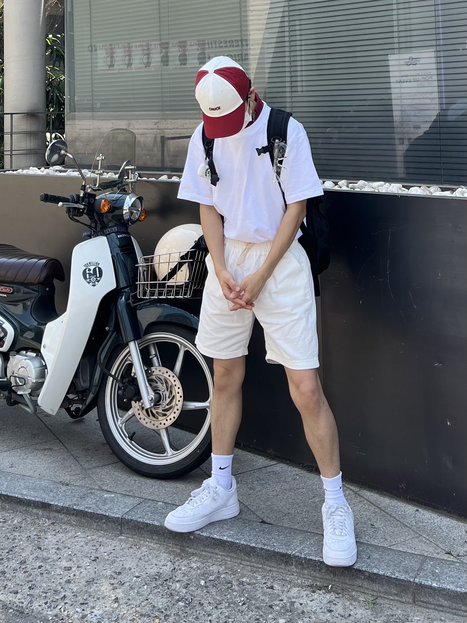 Nike Air Force 1 '07 Low White 착용 스타일