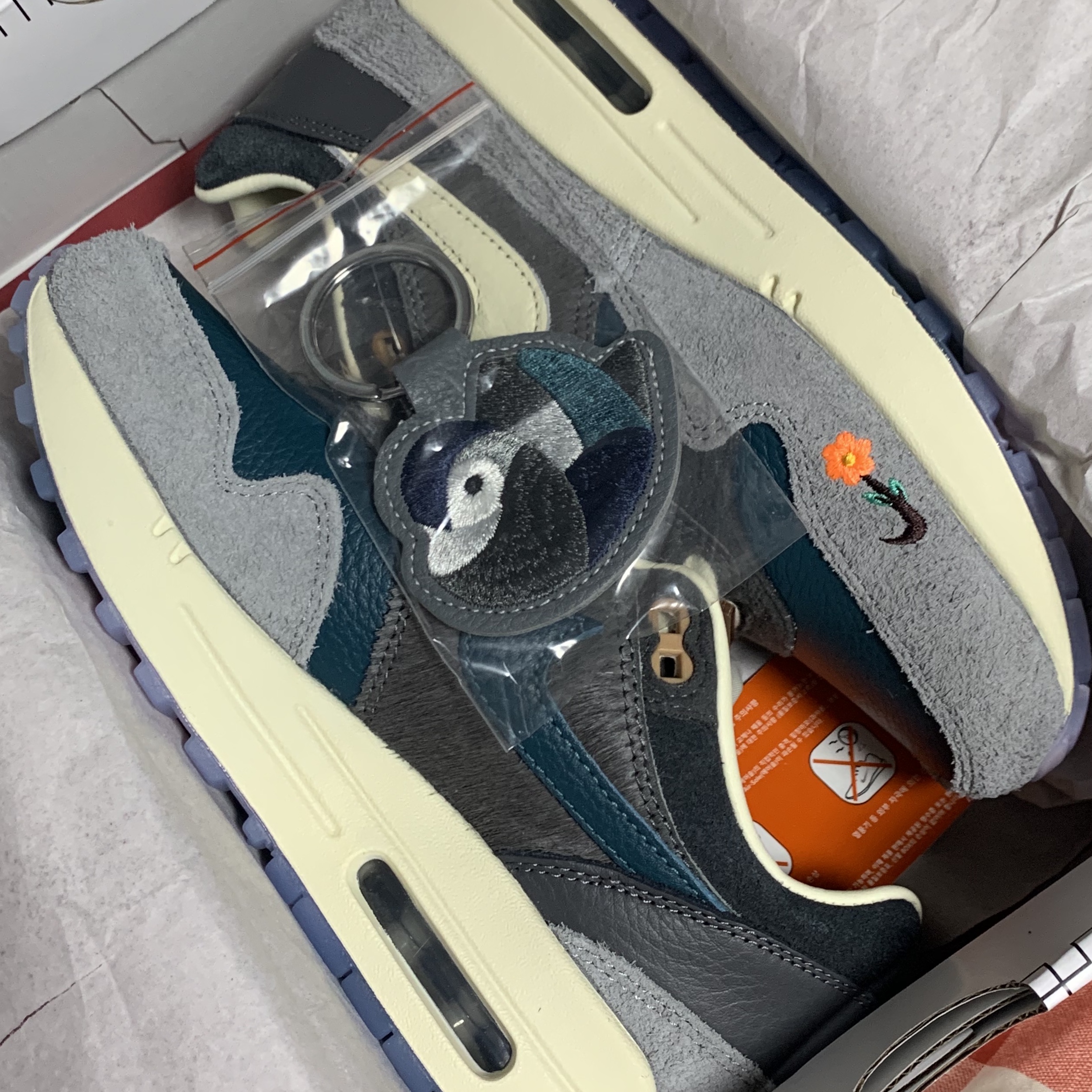 Nike x Kasina Air Max 1 SP Won-Ang Particle Grey 착용 스타일