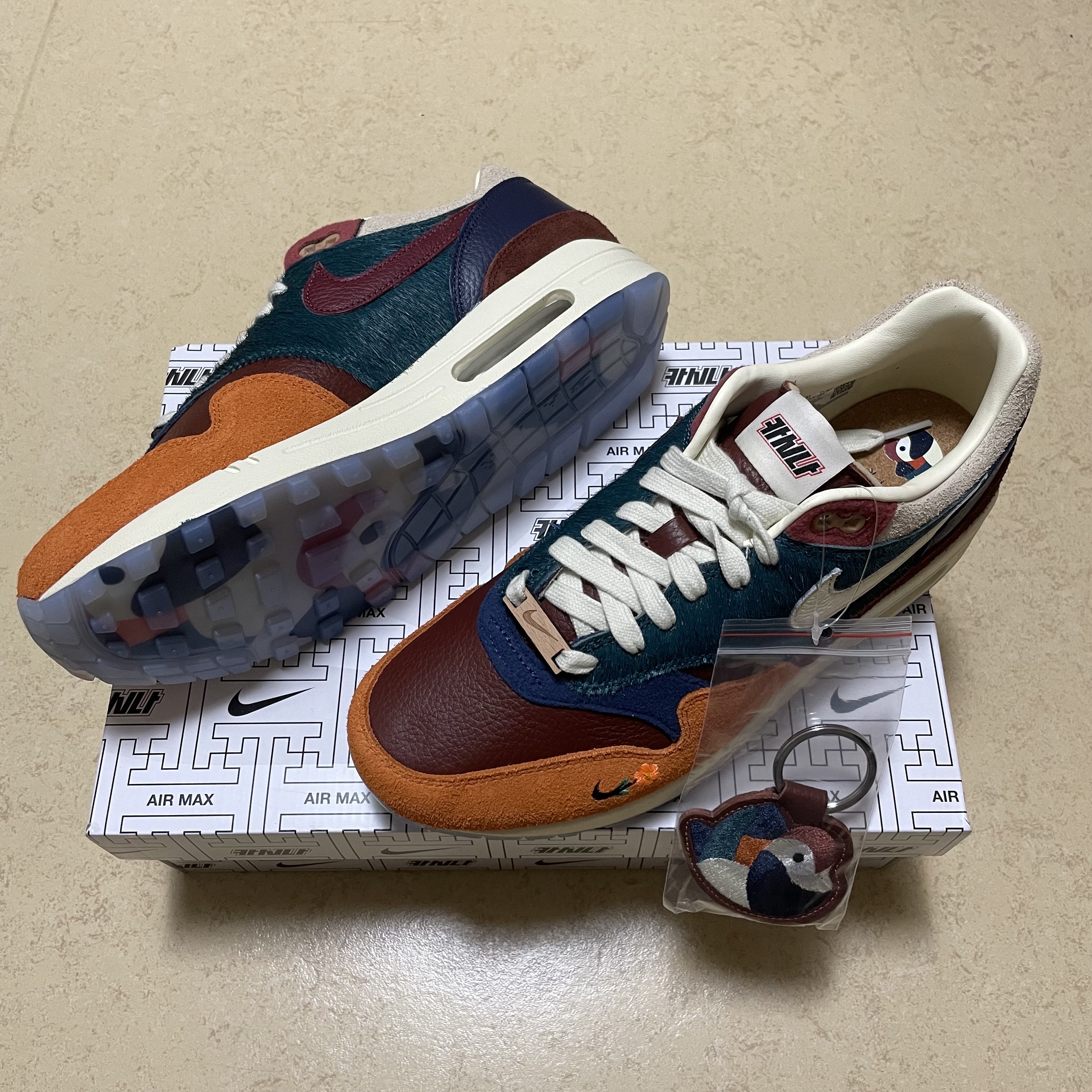 Nike x Kasina Air Max 1 SP Won-Ang Orange 착용 스타일 - 4