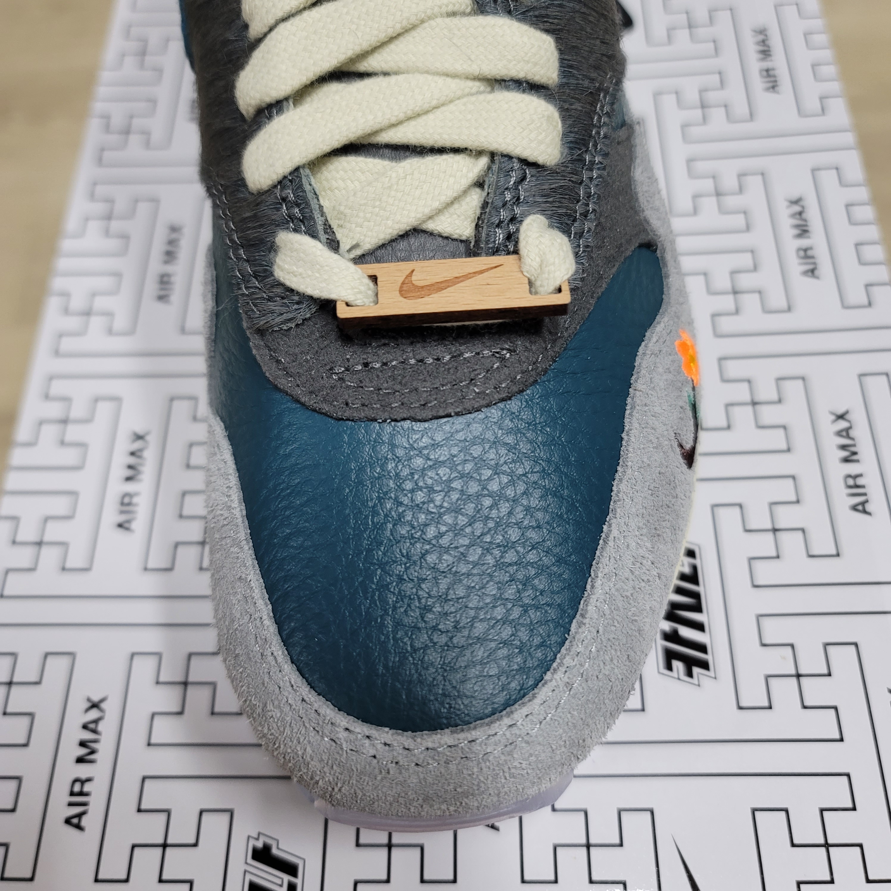 Nike x Kasina Air Max 1 SP Won-Ang Particle Grey 착용 스타일 - 3