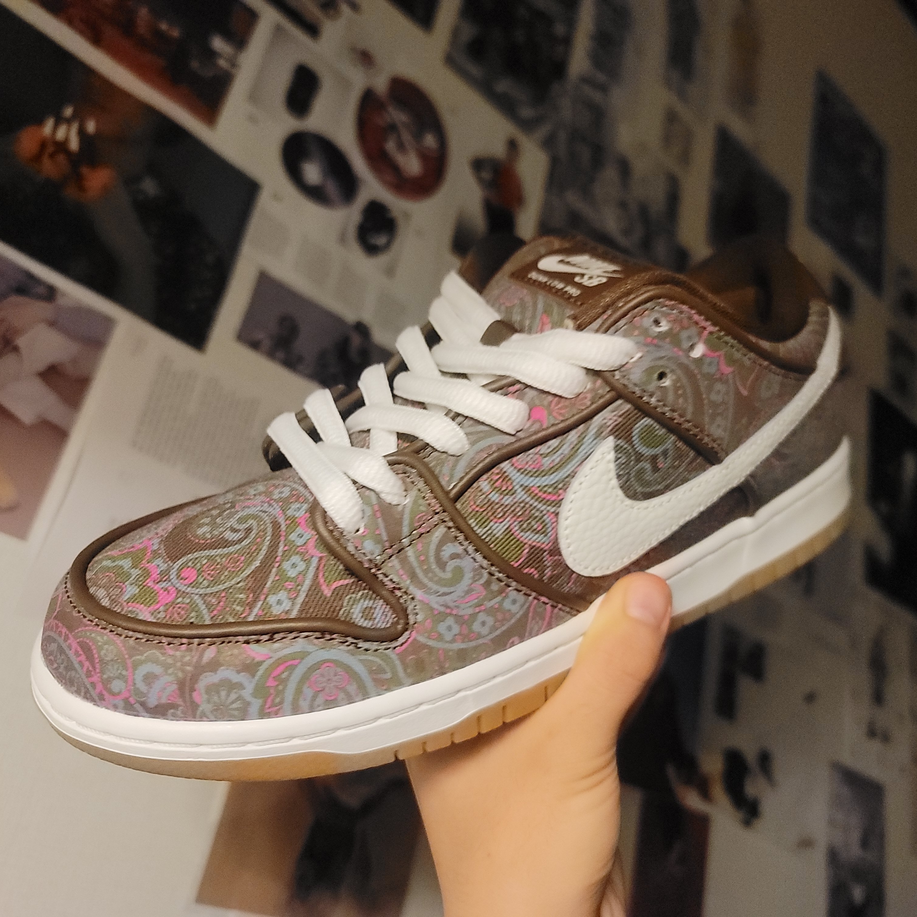 Nike SB Dunk Low Pro Premium Paisley 착용 스타일