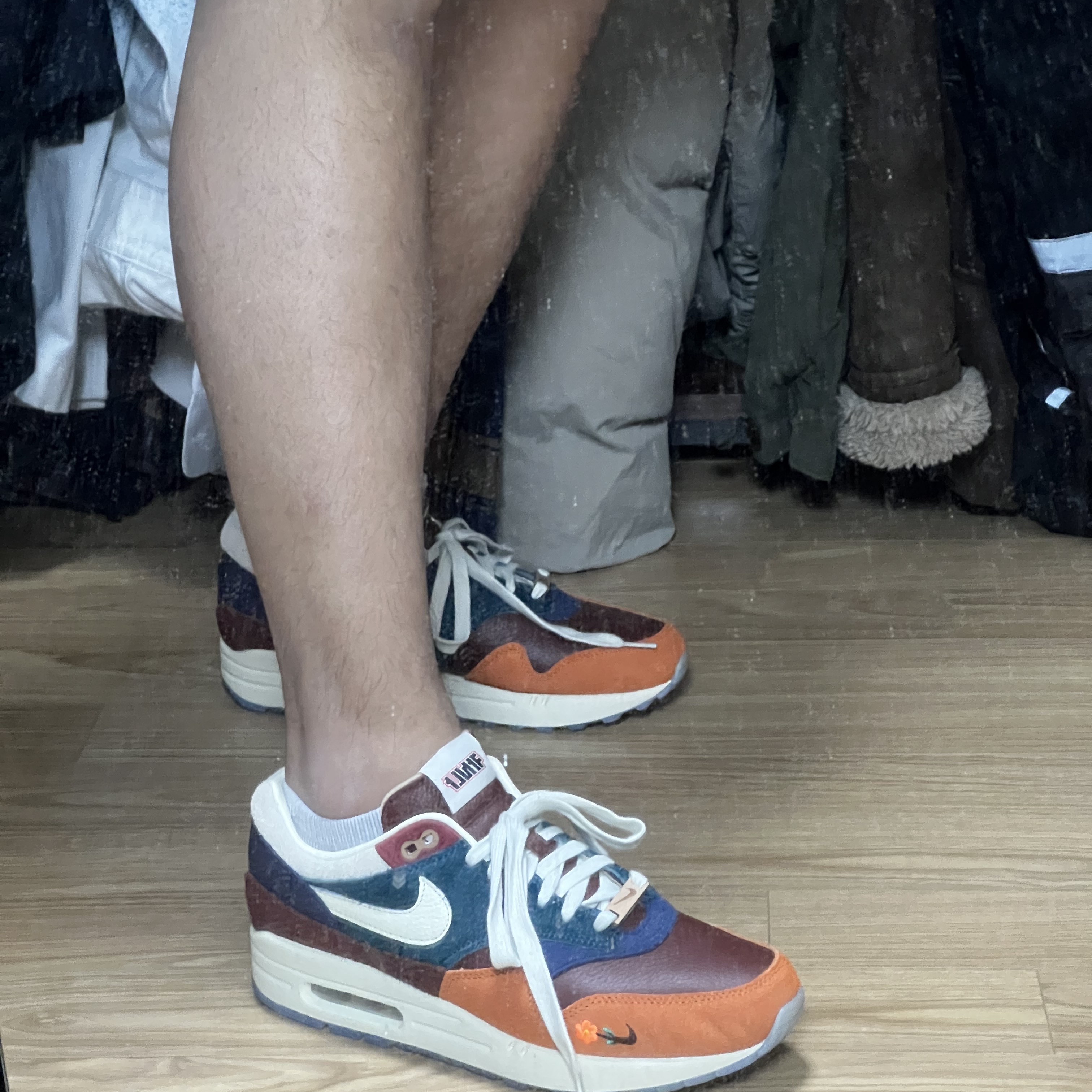 Nike x Kasina Air Max 1 SP Won-Ang Orange 착용 스타일 - 2