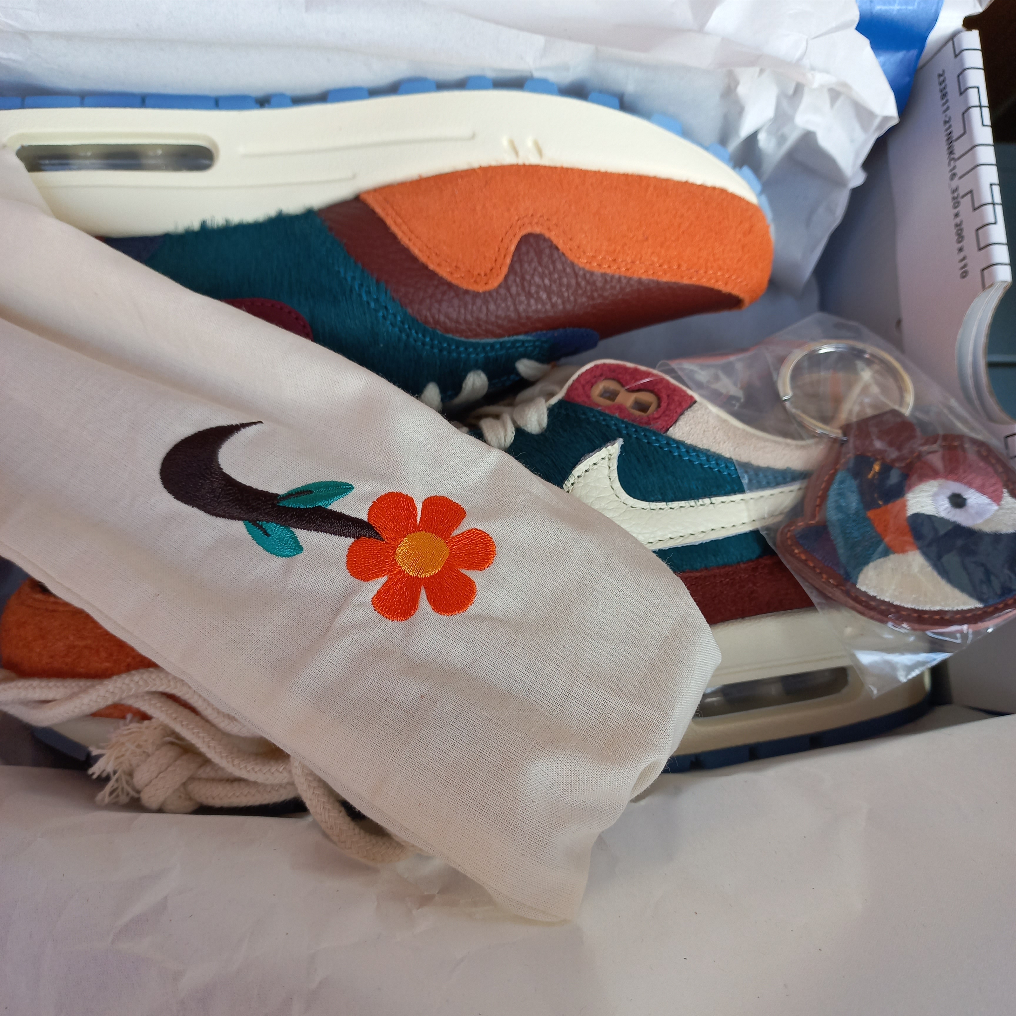 Nike x Kasina Air Max 1 SP Won-Ang Orange 착용 스타일