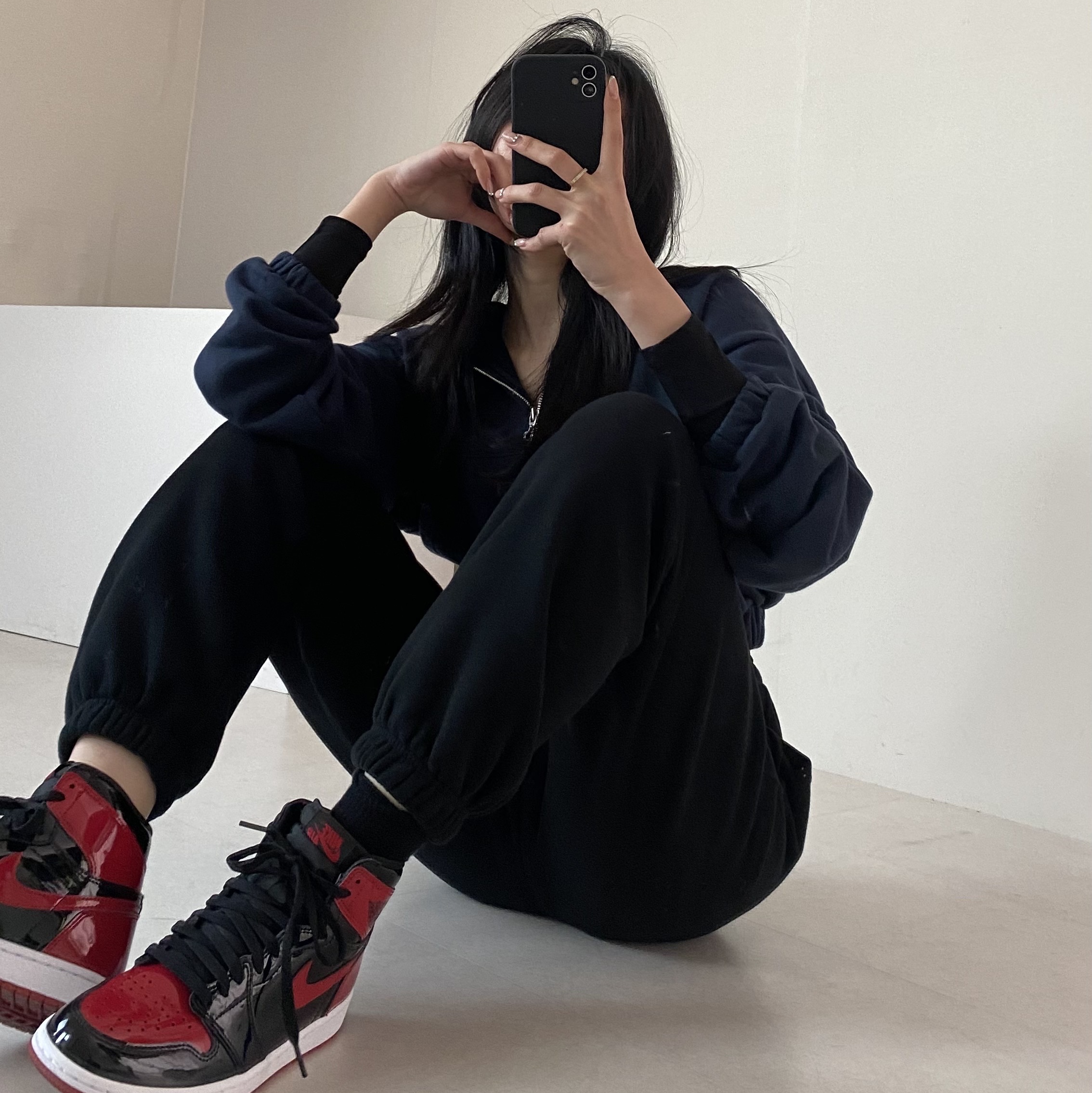 Jordan 1 Retro High OG Patent Bred 착용 스타일