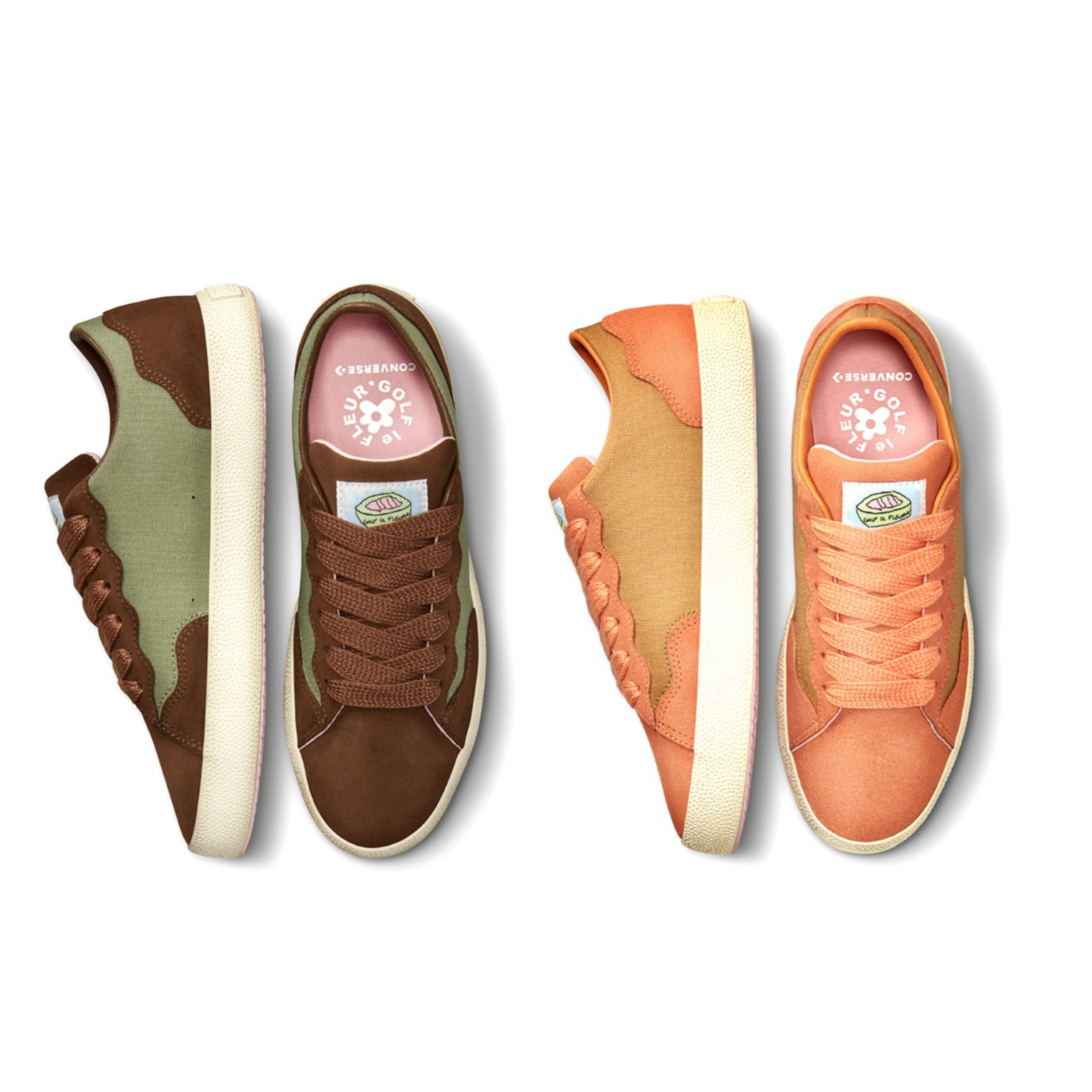 Converse x Golf le Fleur GLF 2.0 Oil Green, Converse x Golf le Fleur GLF 2.0 Curry 착용 스타일 - 4