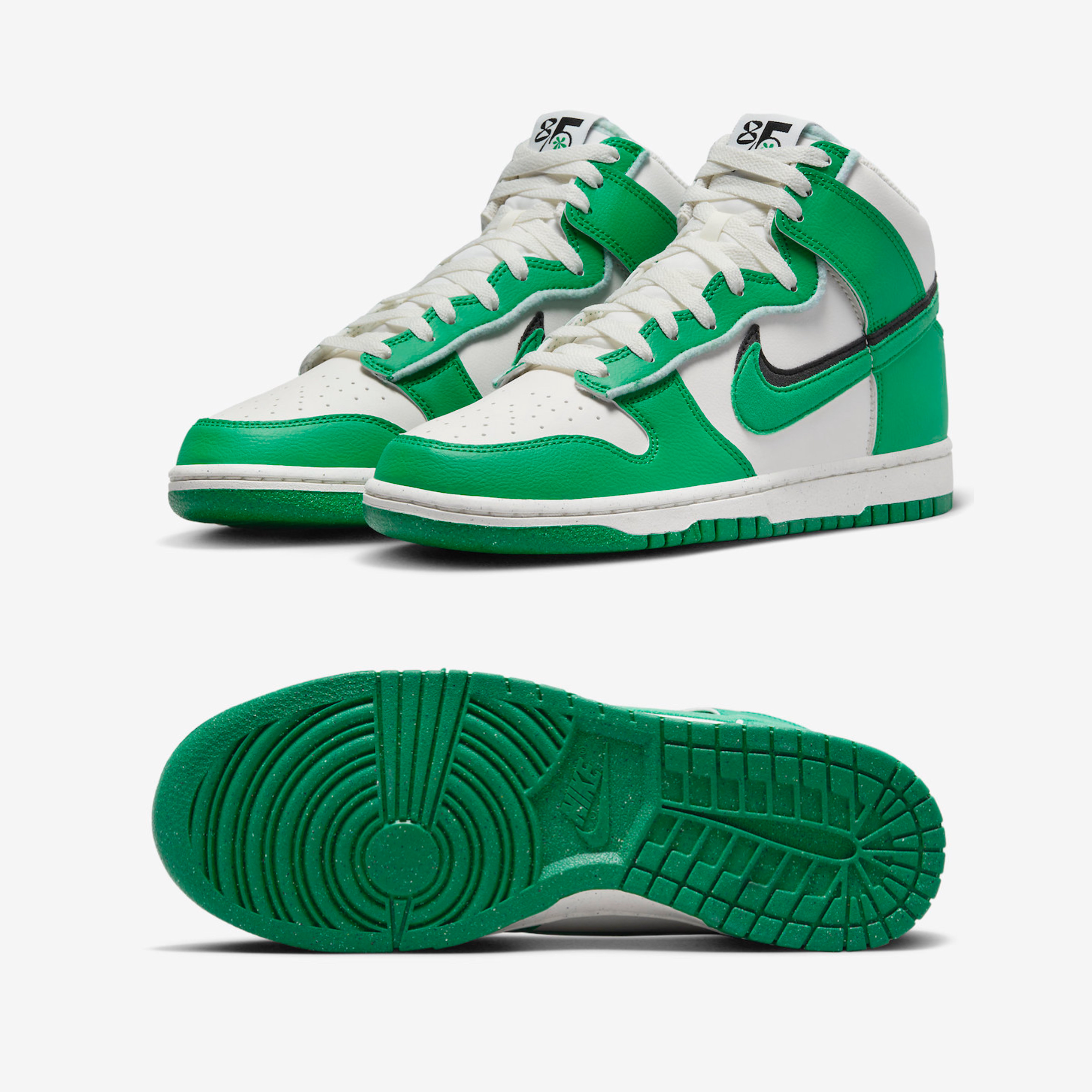 Nike Dunk High Retro SE Stadium Green 착용 스타일 - 2