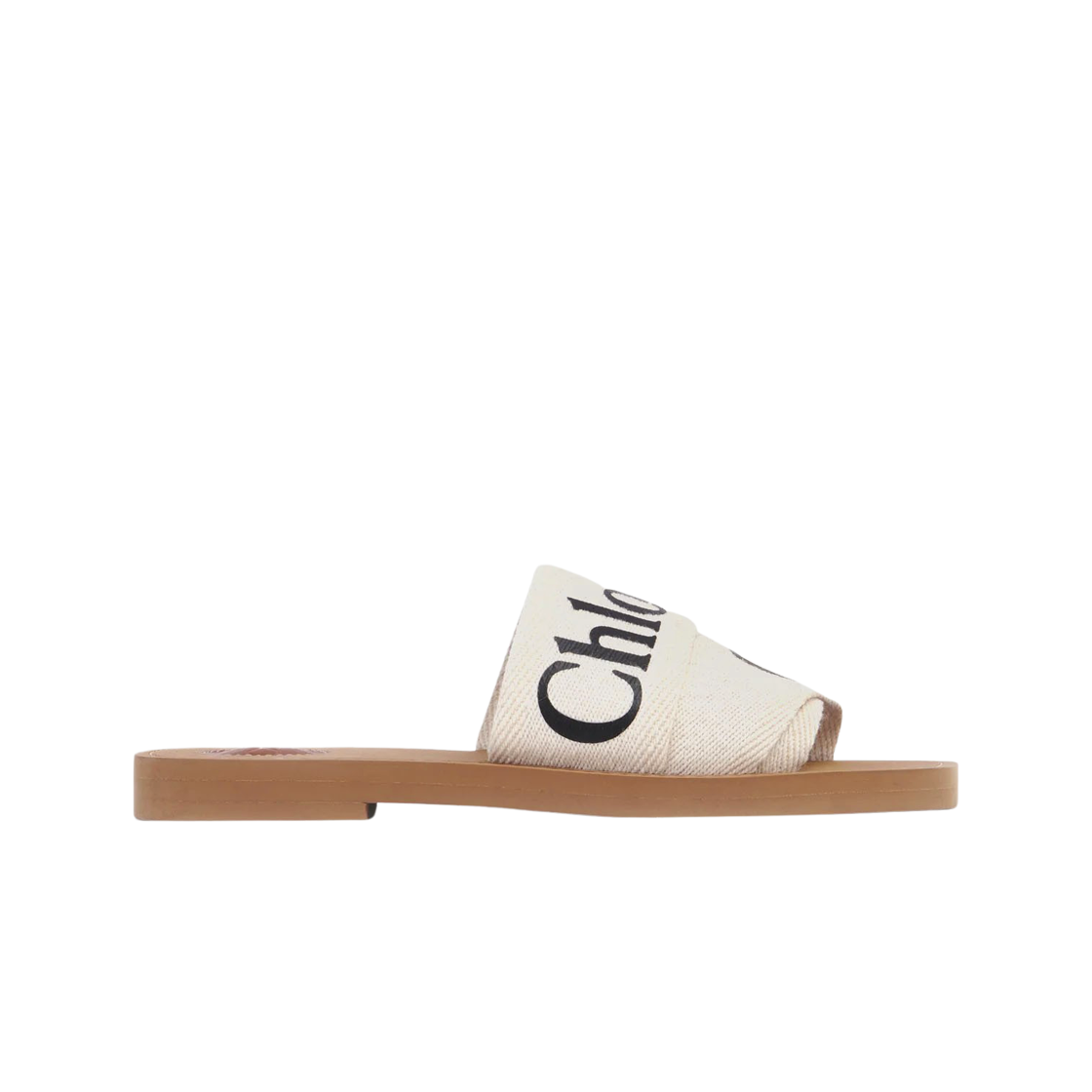 (W) 끌로에 우디 플랫 뮬 화이트((W) Chloe Woody Flat Mule White)