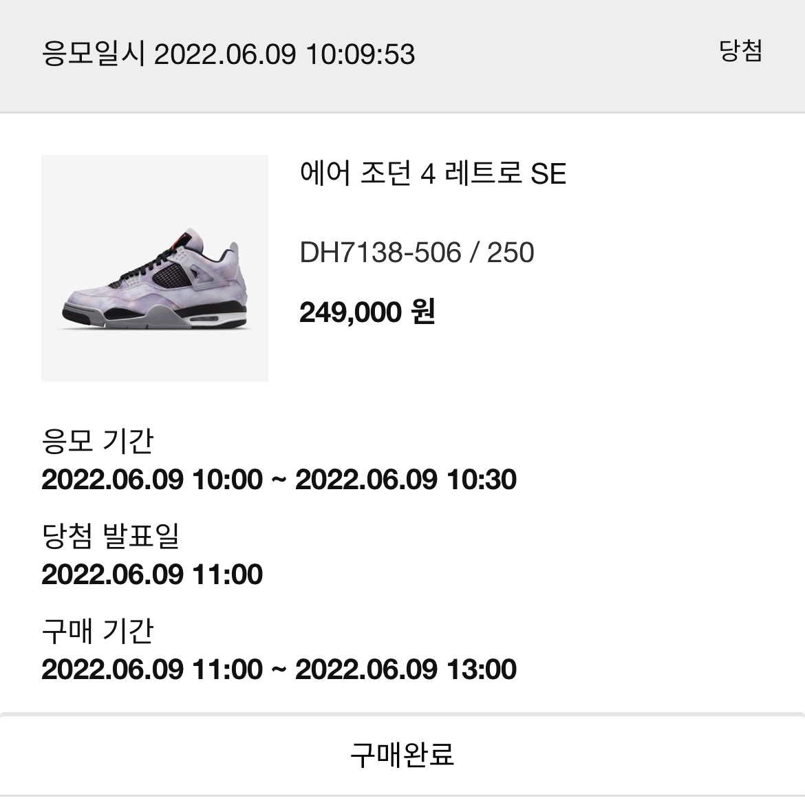 Jordan 4 Retro SE Amethyst Wave 착용 스타일