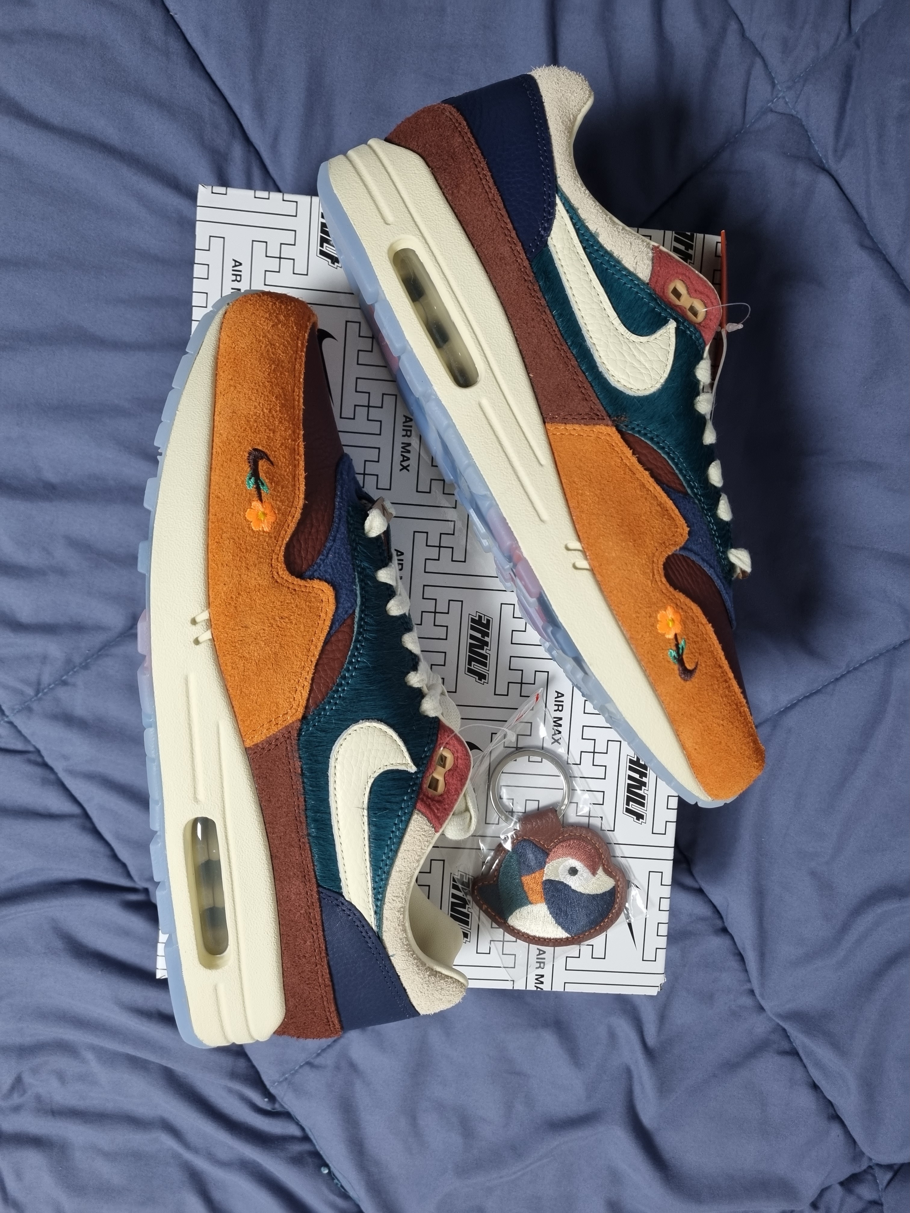 Nike x Kasina Air Max 1 SP Won-Ang Orange 착용 스타일