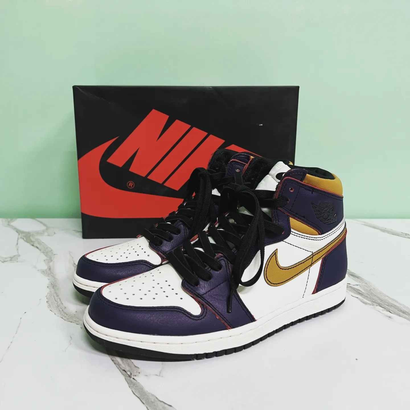 Jordan 1 Retro High OG Defiant SB LA to Chicago 착용 스타일 - 2