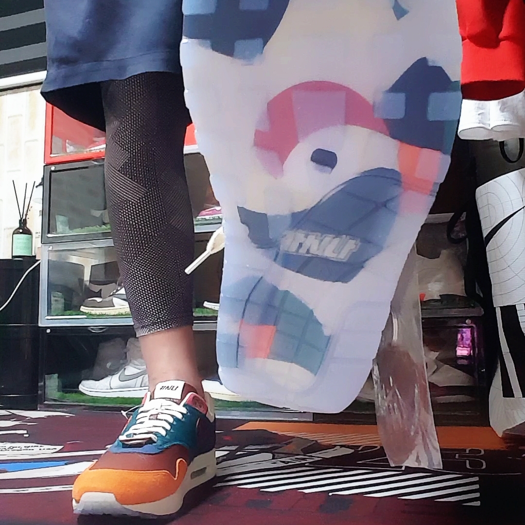 Nike x Kasina Air Max 1 SP Won-Ang Orange 착용 스타일 - 4