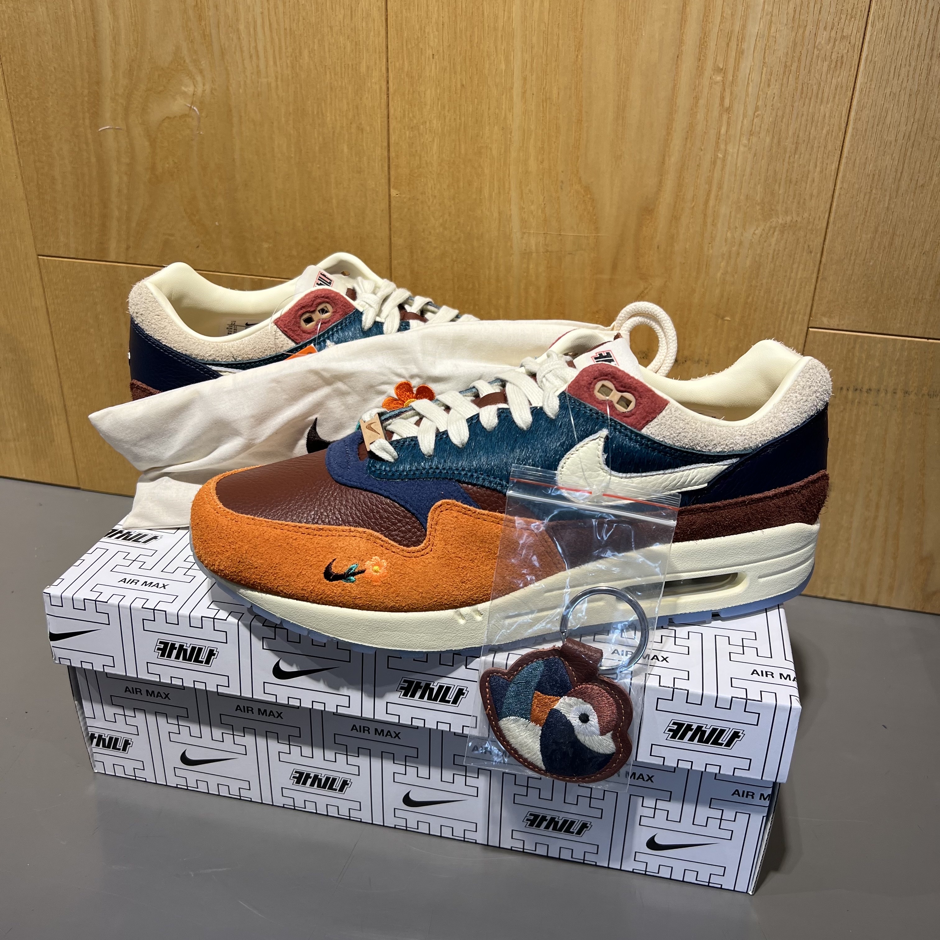 Nike x Kasina Air Max 1 SP Won-Ang Orange (With Special Gift) 착용 스타일 - 1