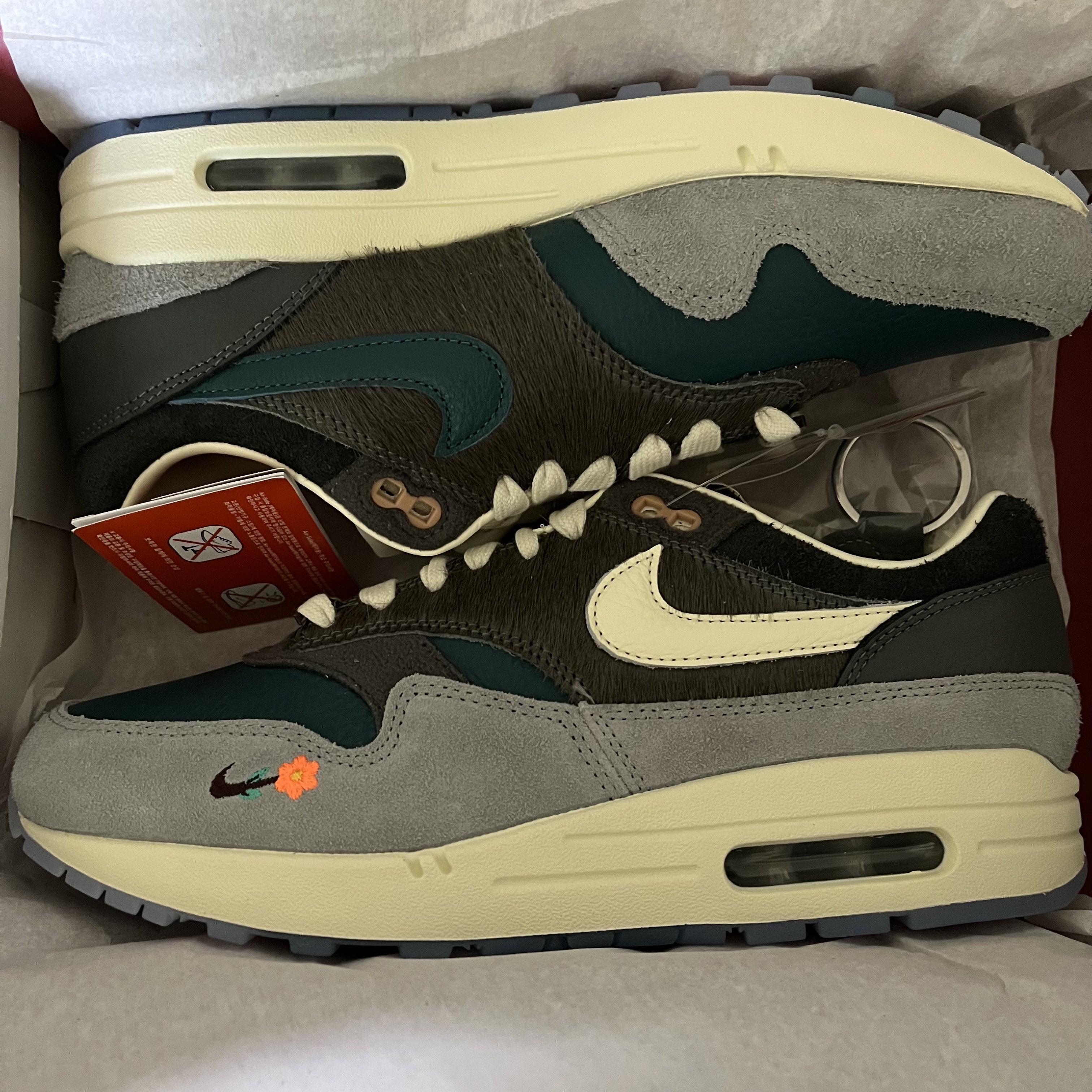 Nike x Kasina Air Max 1 SP Won-Ang Particle Grey 착용 스타일
