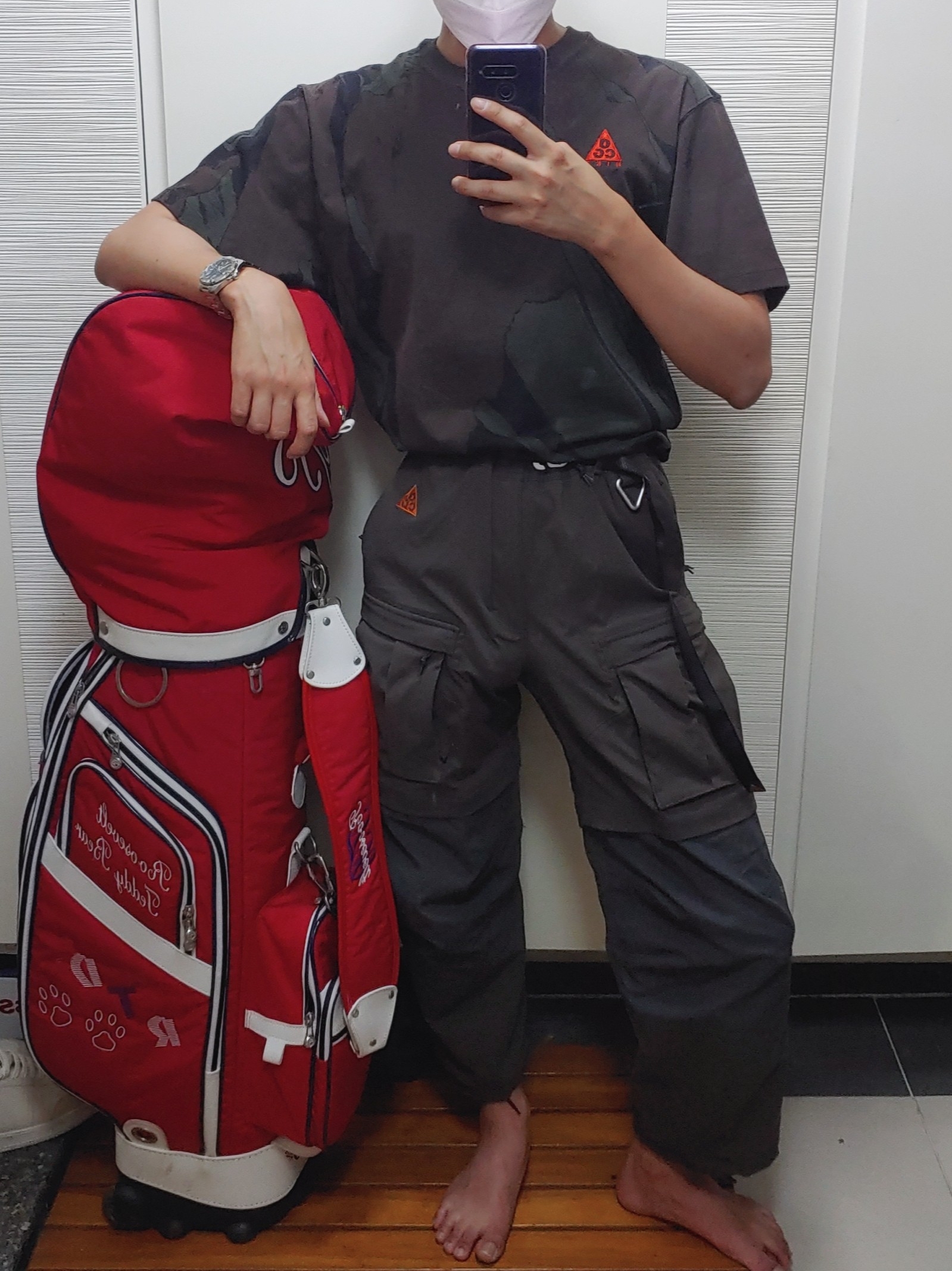 Nike ACG Smith Summit Cargo Pants Velvet Brown - Asia 착용 스타일