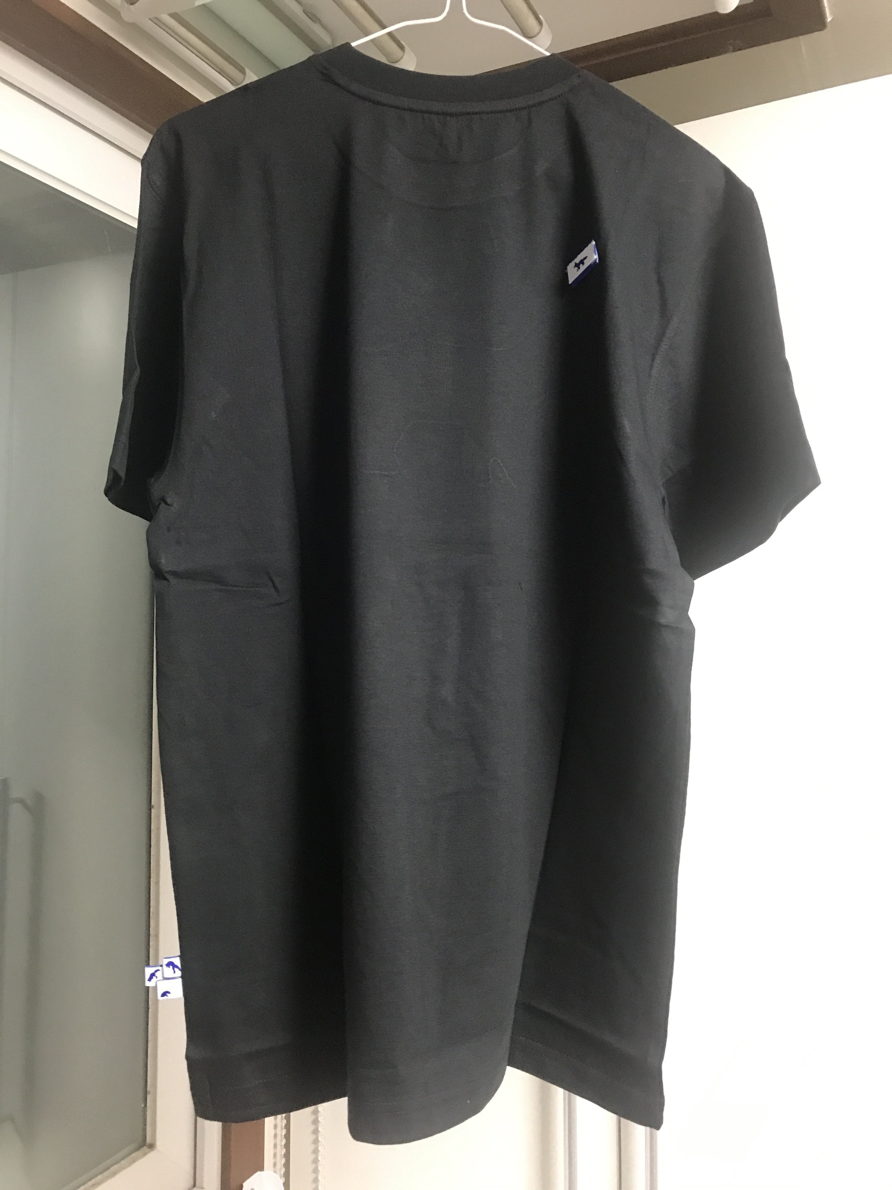 Maison Kitsune x Ader Error Fog Fox T-Shirt Black 착용 스타일 - 4