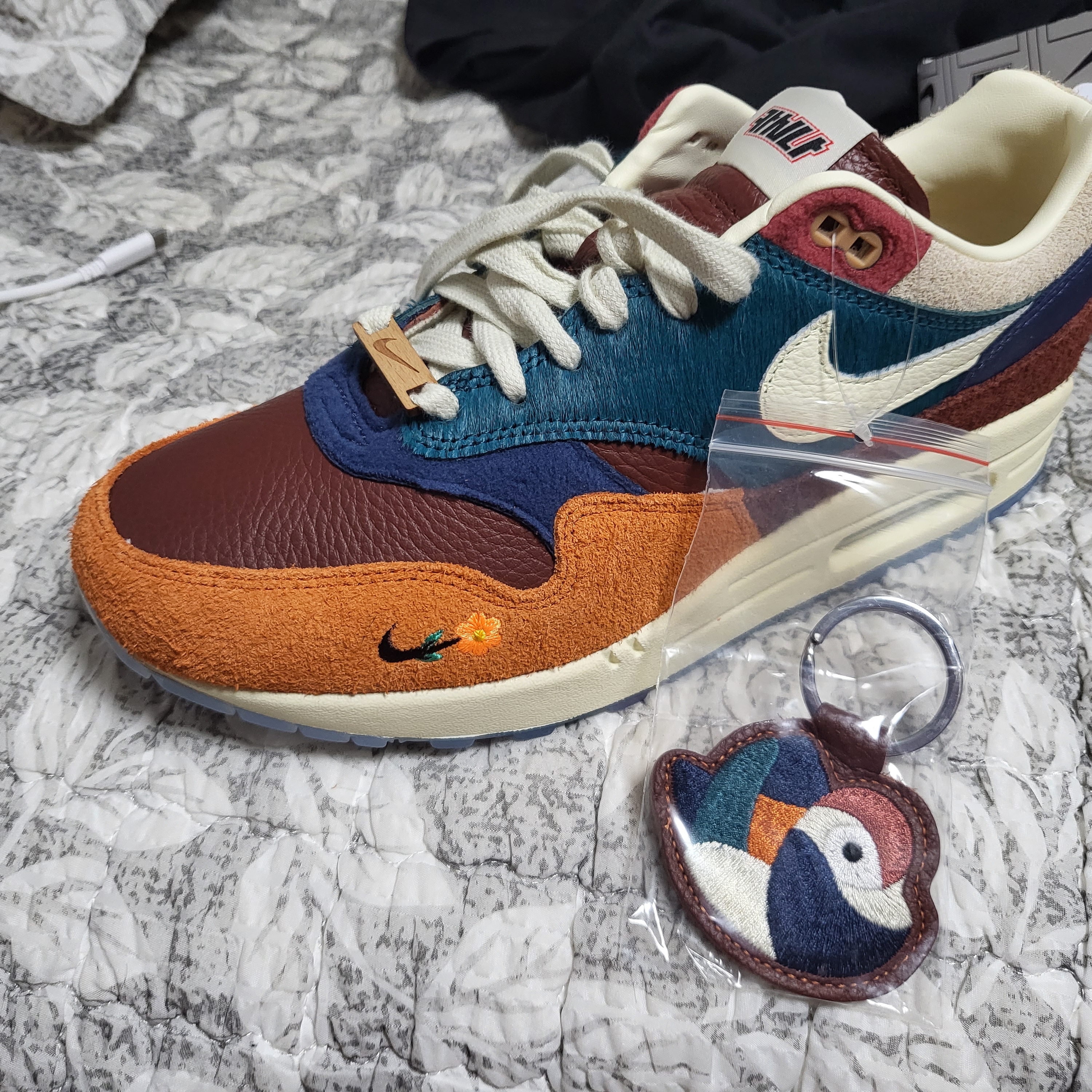 Nike x Kasina Air Max 1 SP Won-Ang Orange 착용 스타일