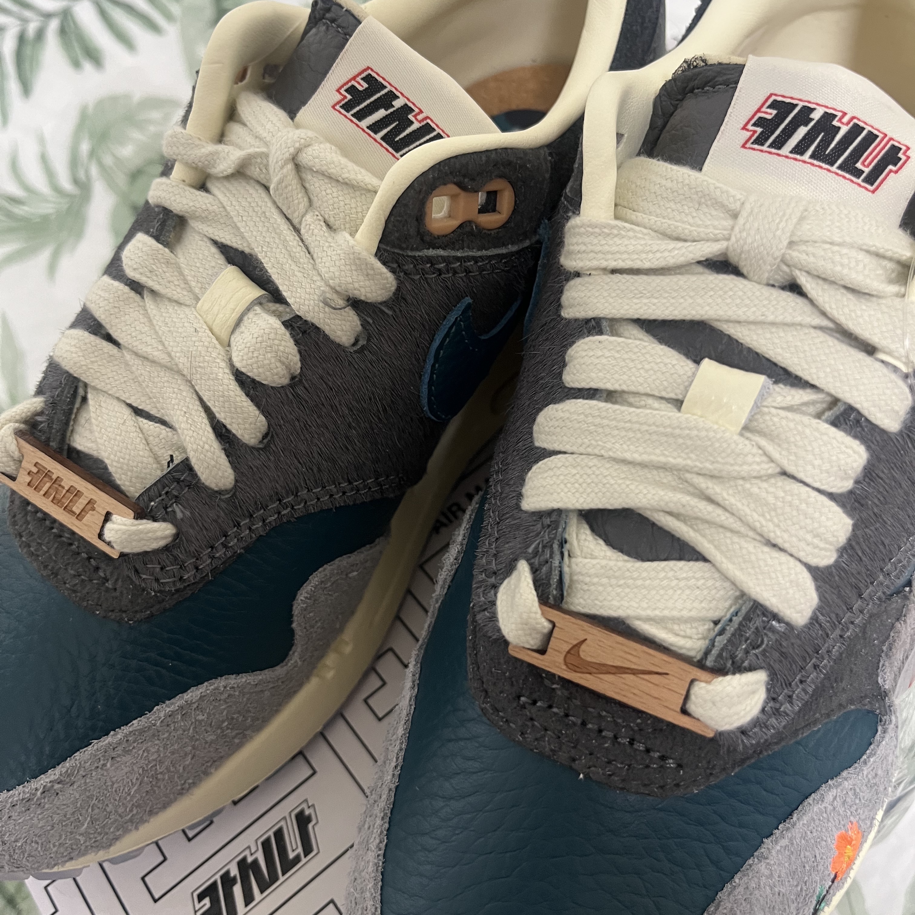 Nike x Kasina Air Max 1 SP Won-Ang Particle Grey 착용 스타일 - 2