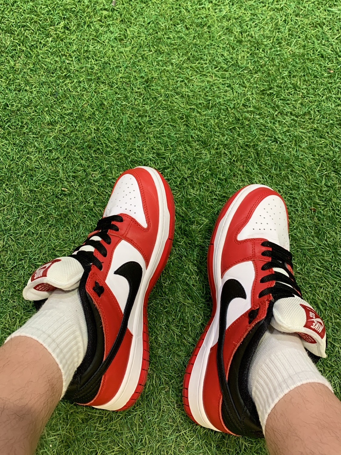 Nike SB Dunk Low Pro Chicago 착용 스타일 - 2
