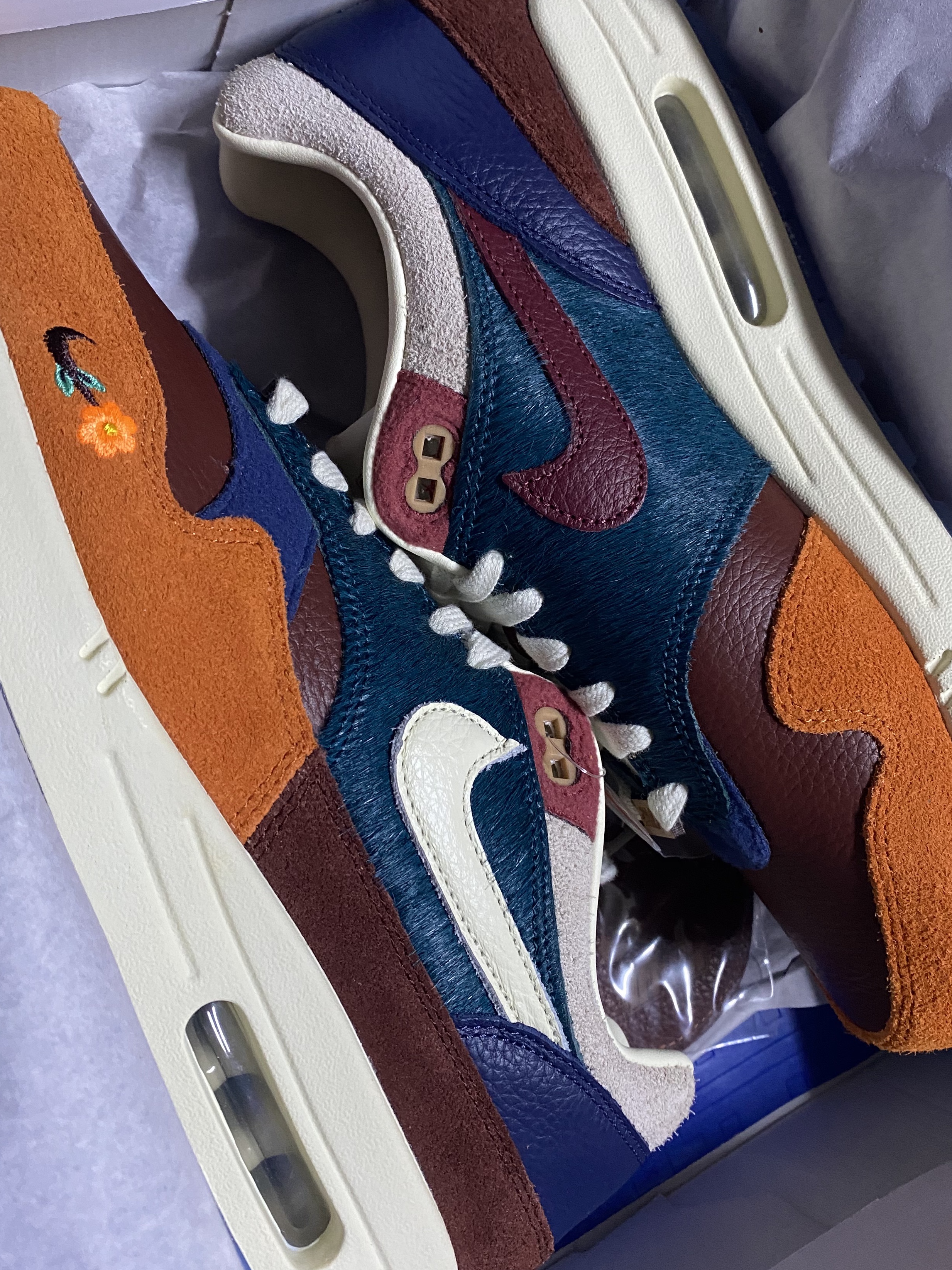 Nike x Kasina Air Max 1 SP Won-Ang Orange 착용 스타일 - 2