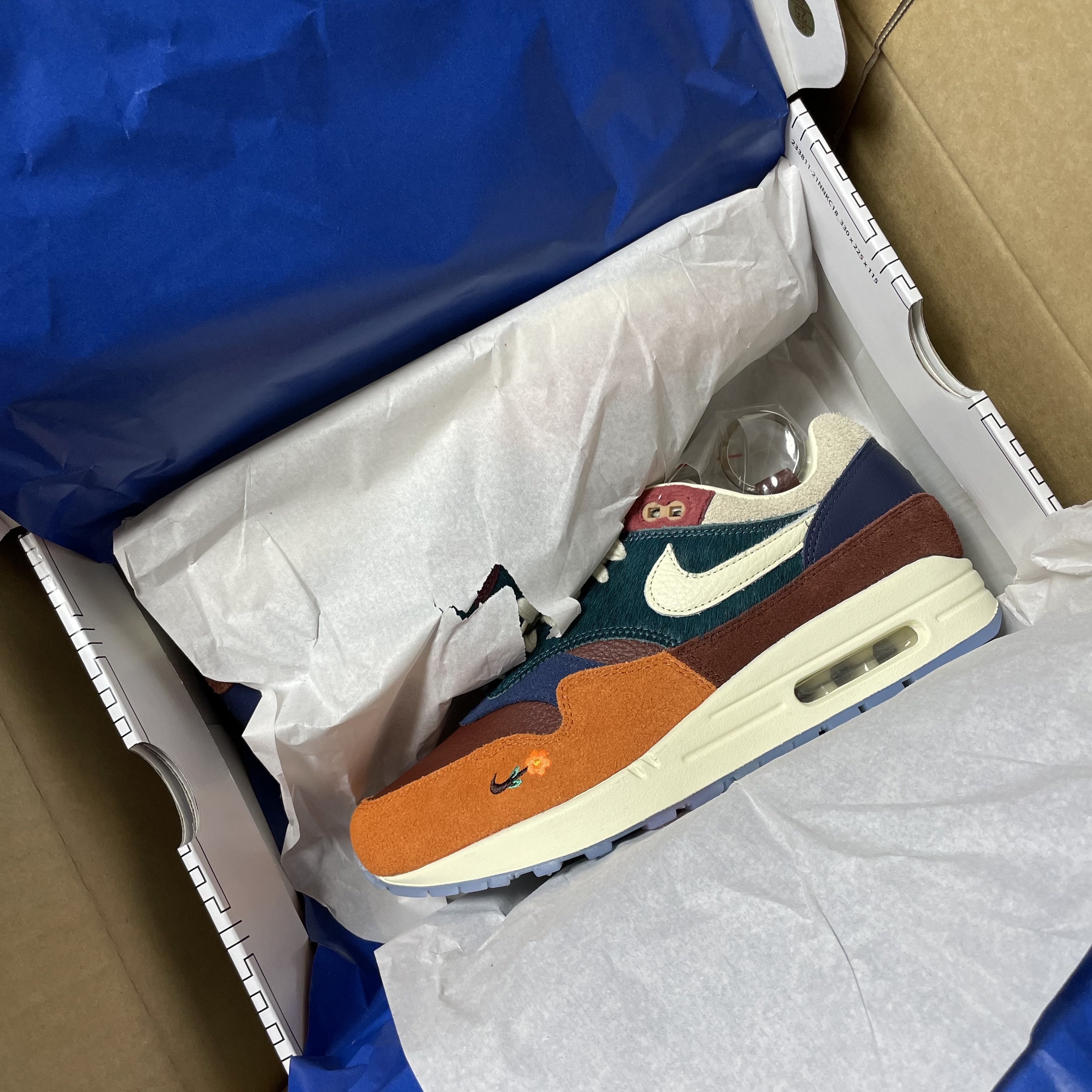 Nike x Kasina Air Max 1 SP Won-Ang Orange 착용 스타일 - 2