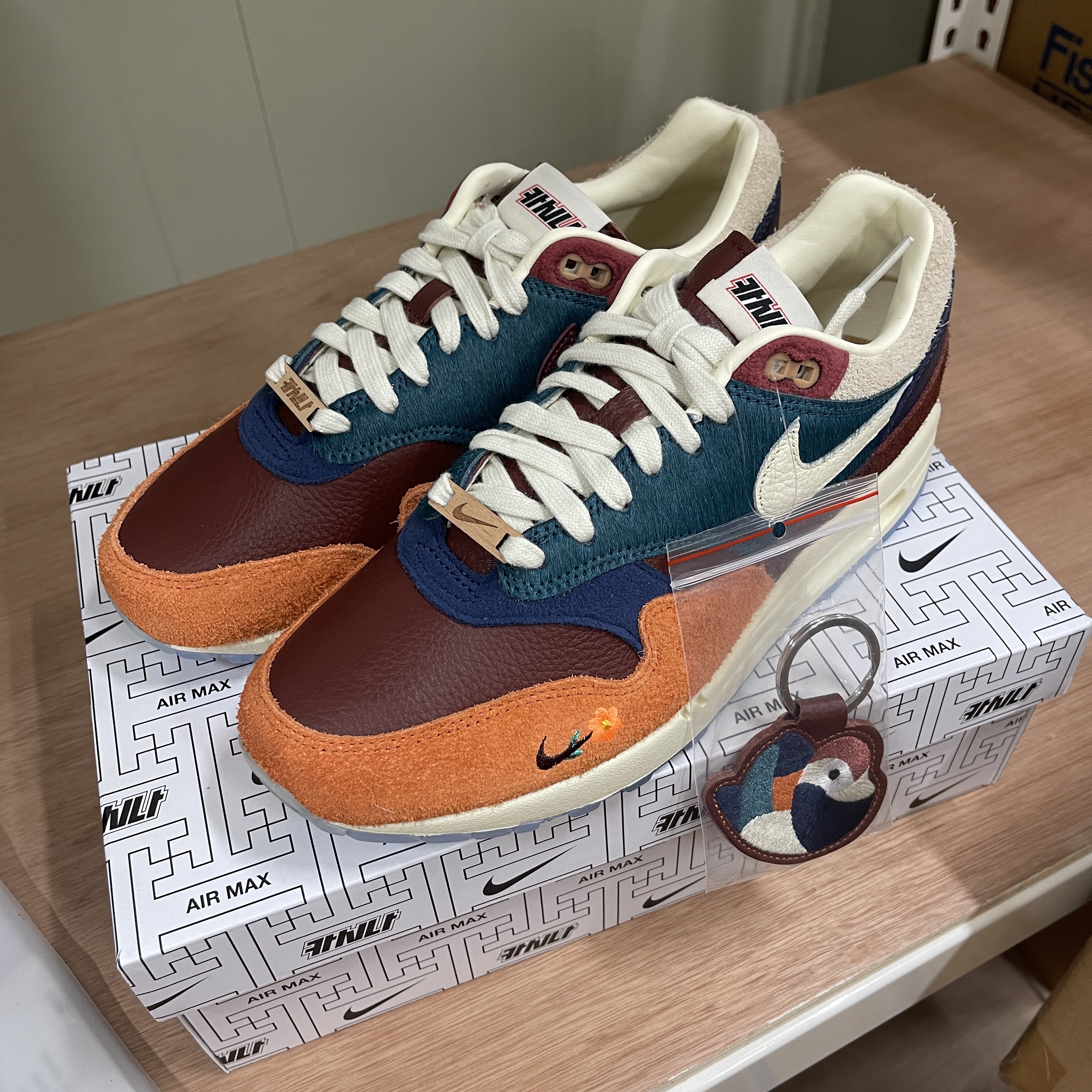 Nike x Kasina Air Max 1 SP Won-Ang Orange 착용 스타일 - 3