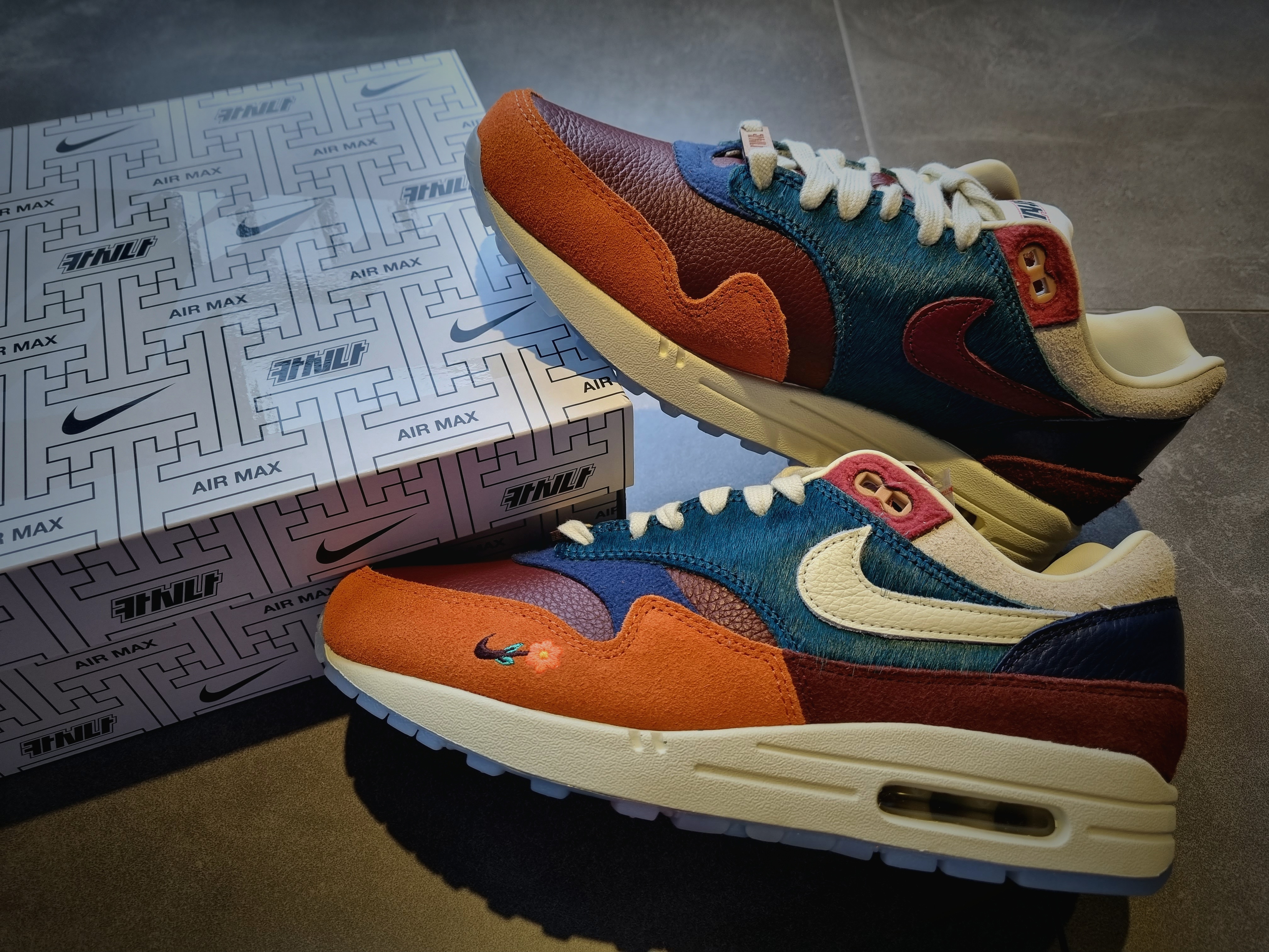 Nike x Kasina Air Max 1 SP Won-Ang Orange 착용 스타일 - 3