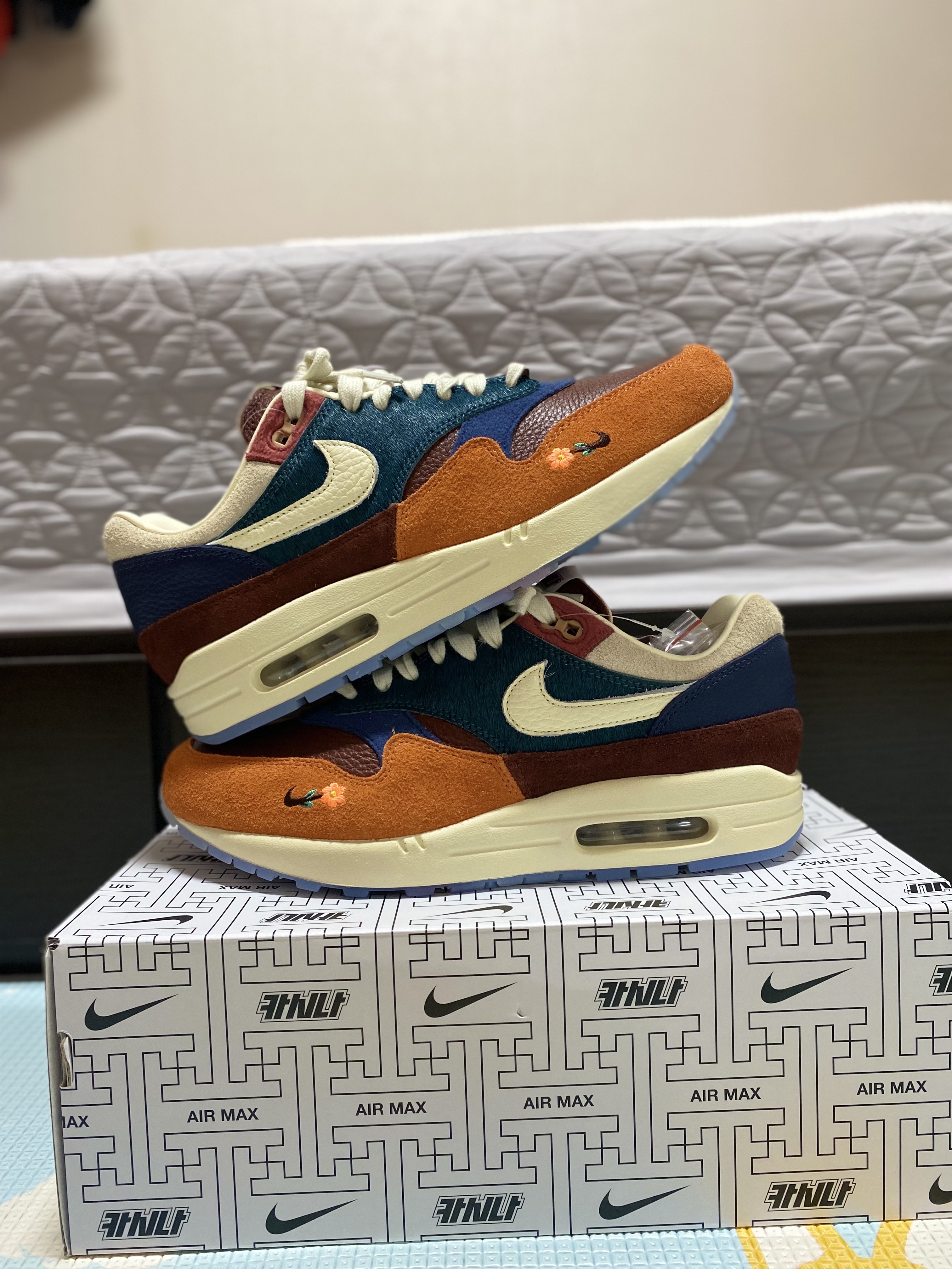 Nike x Kasina Air Max 1 SP Won-Ang Orange 착용 스타일 - 4