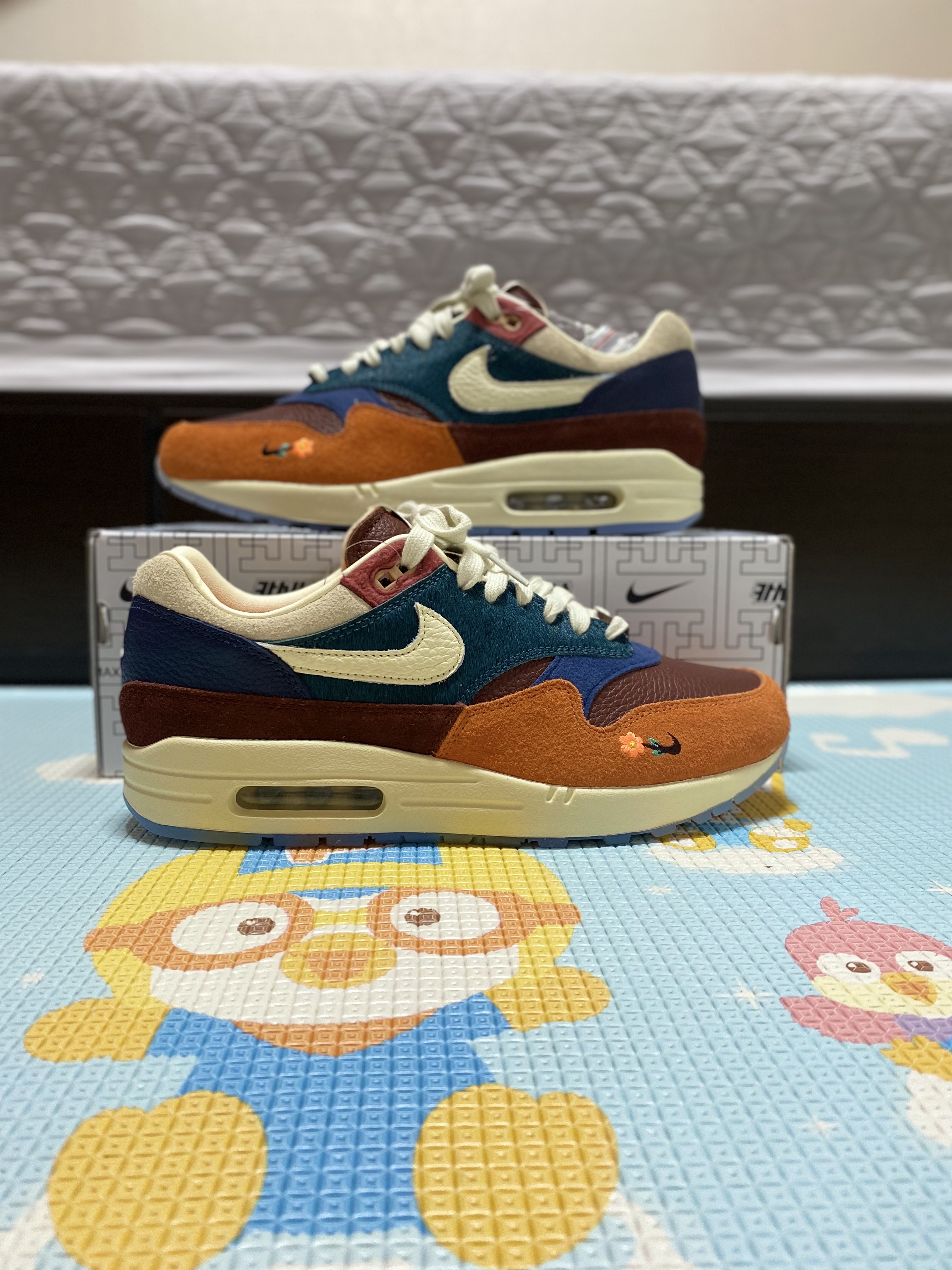 Nike x Kasina Air Max 1 SP Won-Ang Orange 착용 스타일 - 2