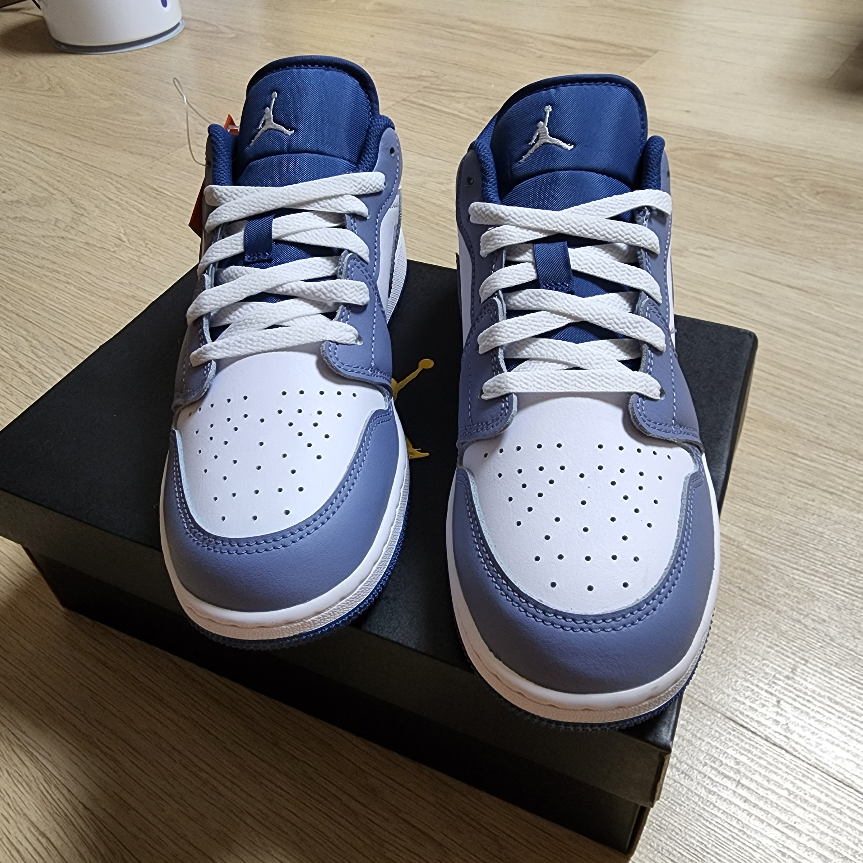 (GS) Jordan 1 Low SE Ashen Slate and Mystic Navy 착용 스타일 - 2