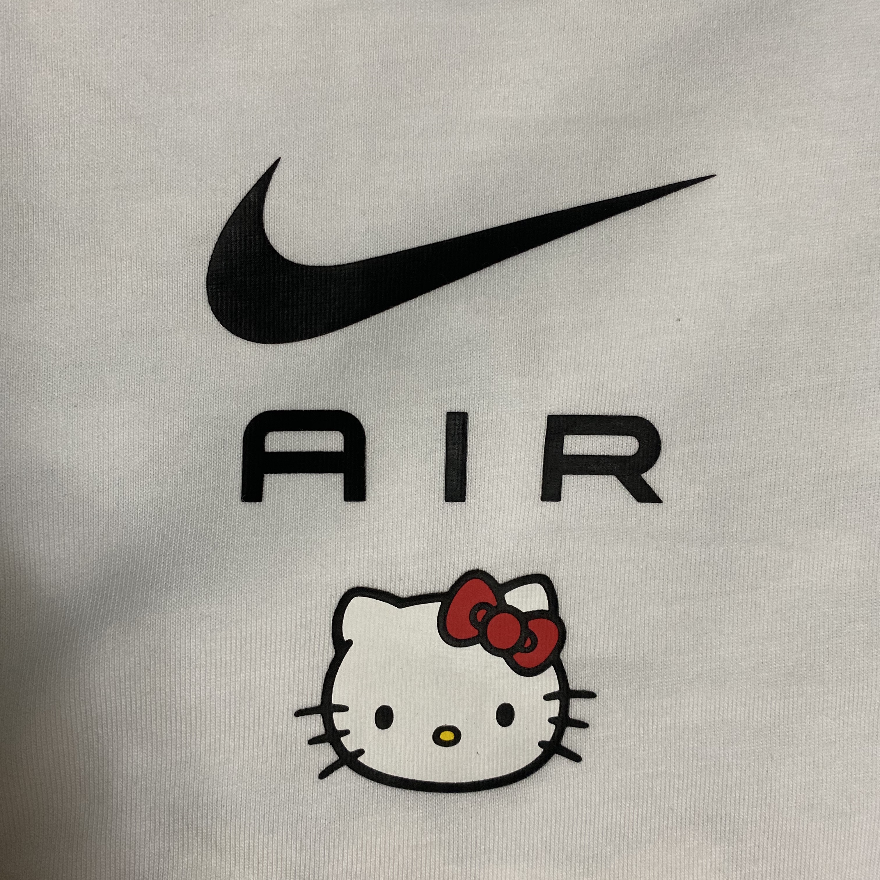 Nike x Hello Kitty NRG Air T-Shirt White - Asia 착용 스타일
