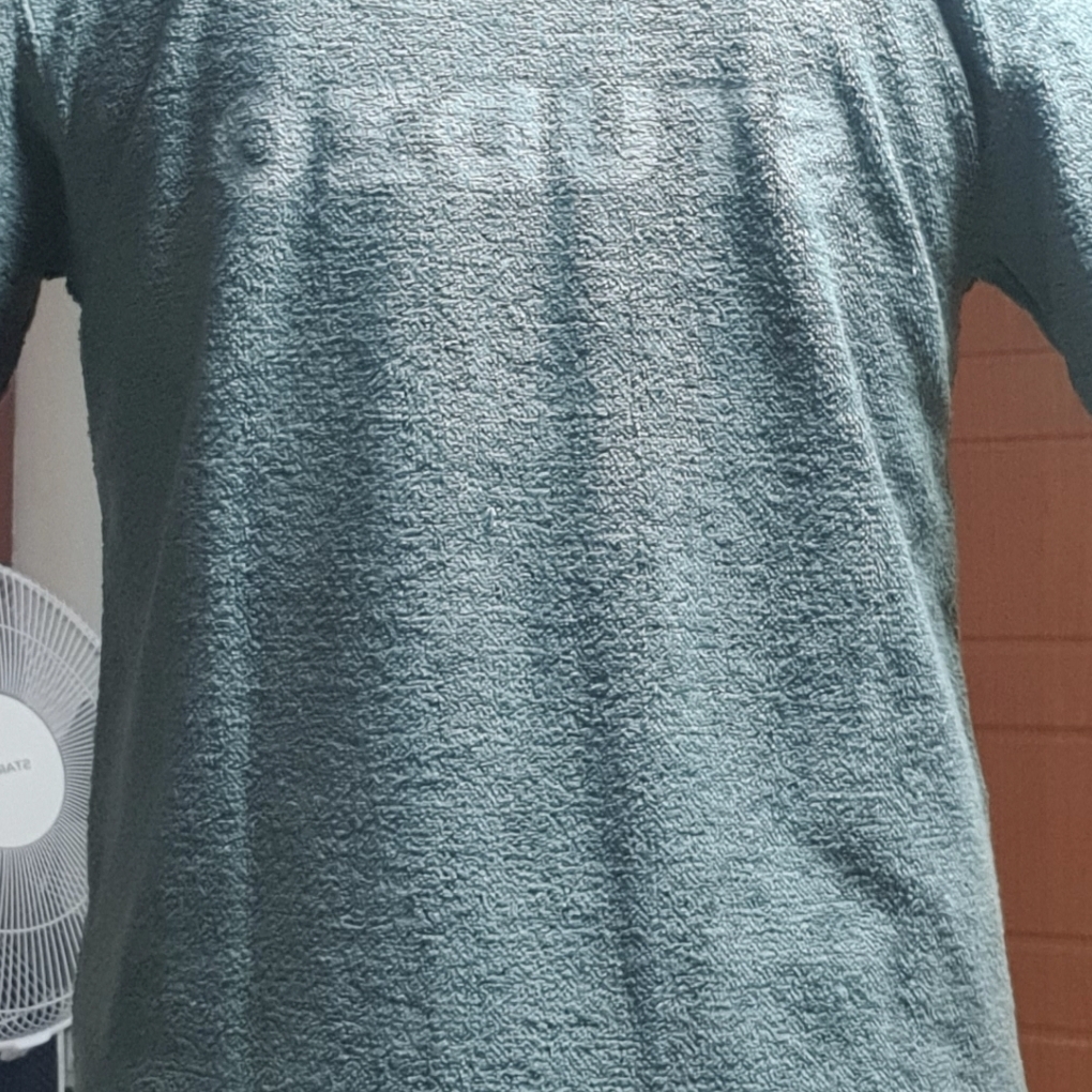 IAB Studio Towel T-Shirt Deep Green 착용 스타일 - 1