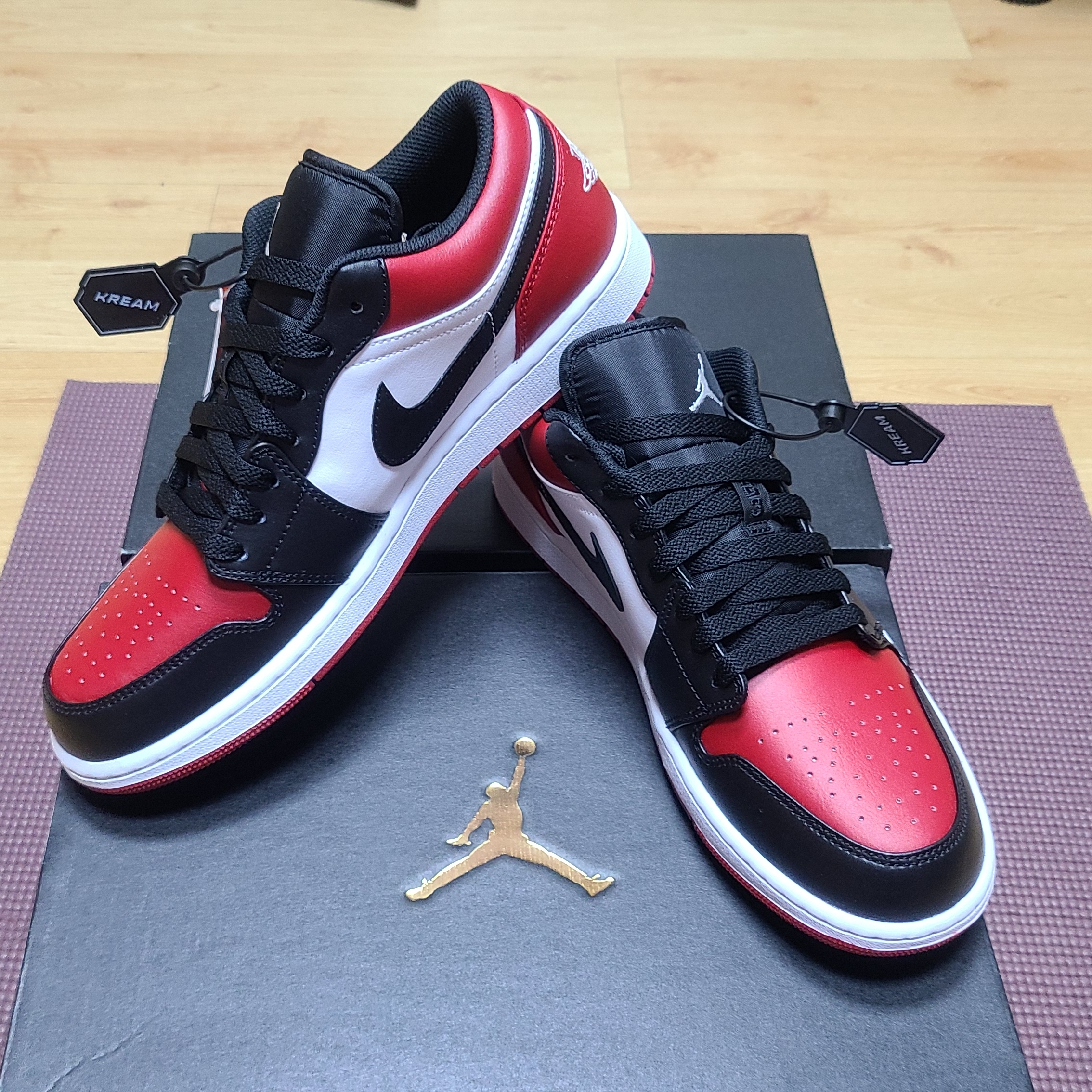 Jordan 1 Low Bred Toe 착용 스타일