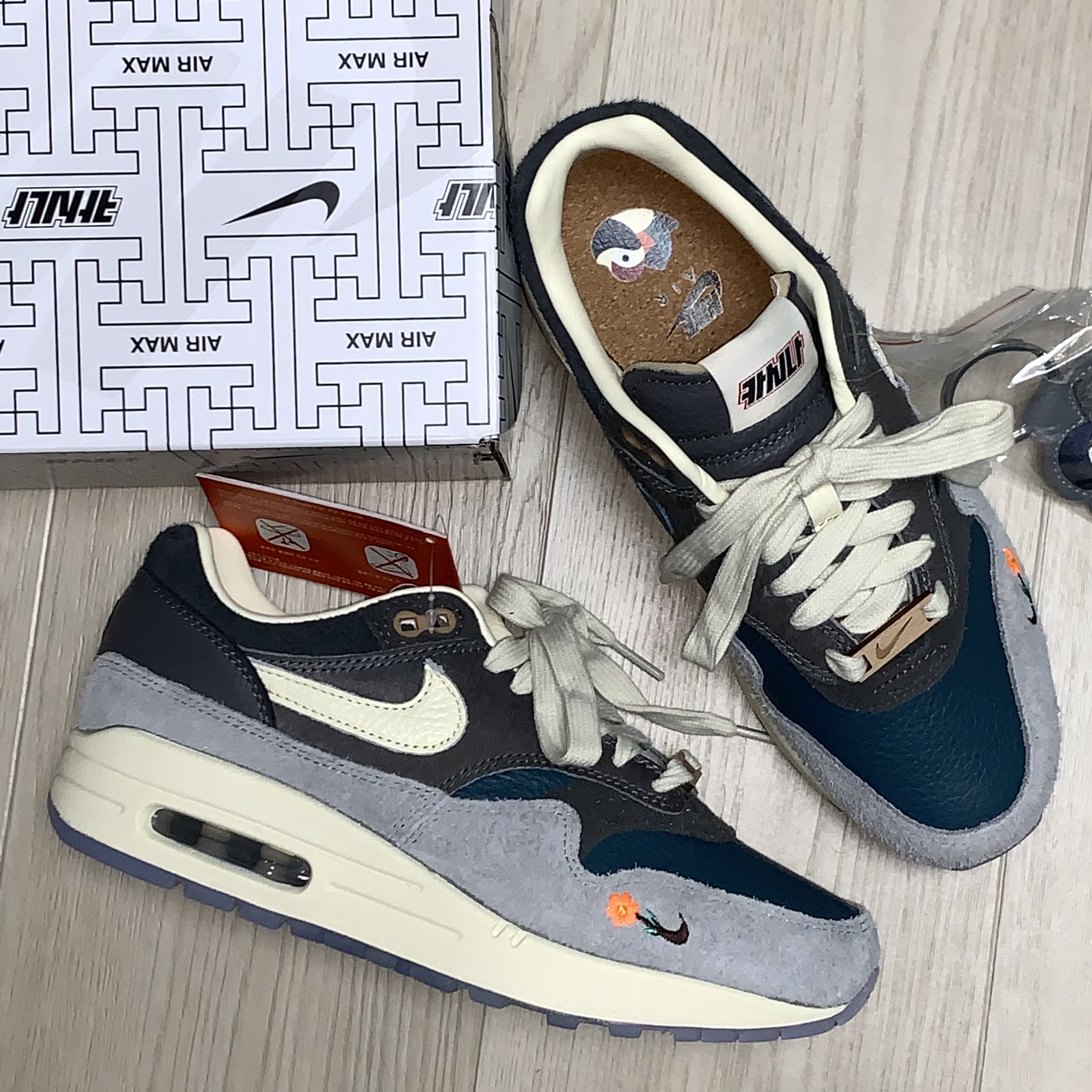 Nike x Kasina Air Max 1 SP Won-Ang Particle Grey 착용 스타일