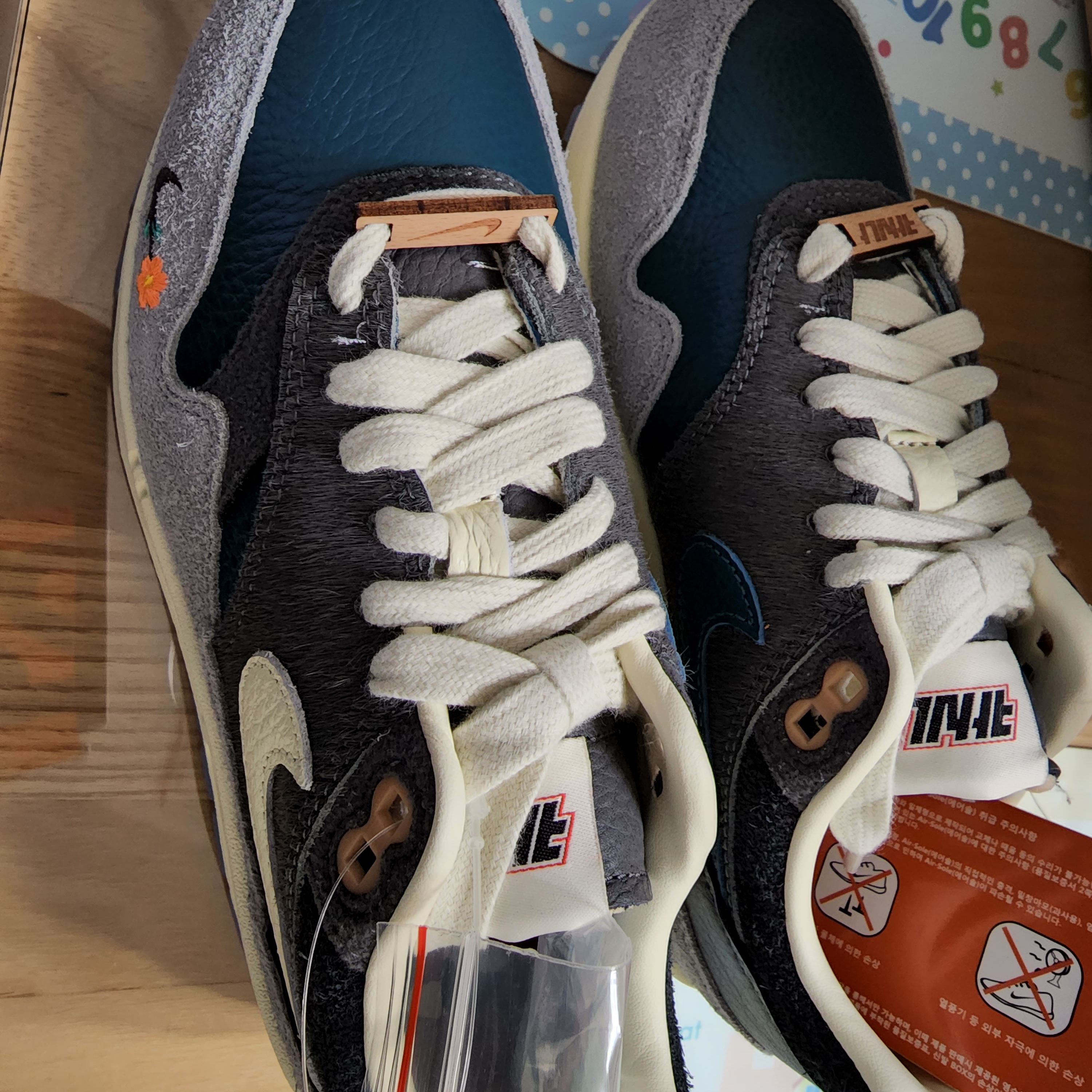 Nike x Kasina Air Max 1 SP Won-Ang Particle Grey 착용 스타일