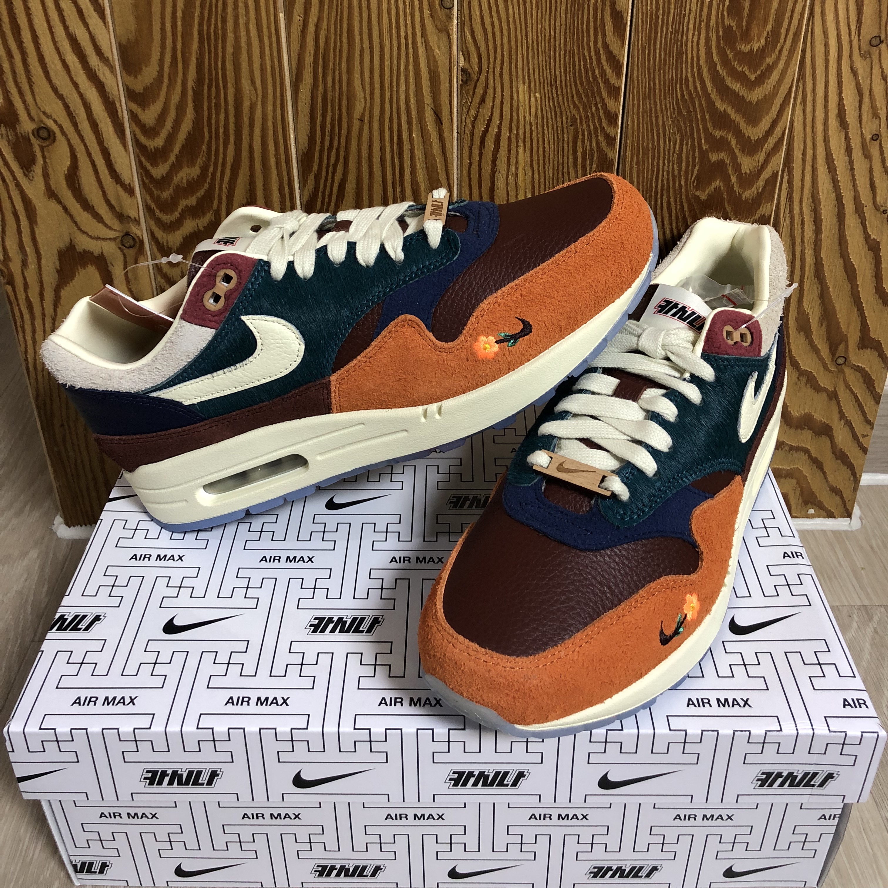 Nike x Kasina Air Max 1 SP Won-Ang Orange 착용 스타일 - 1