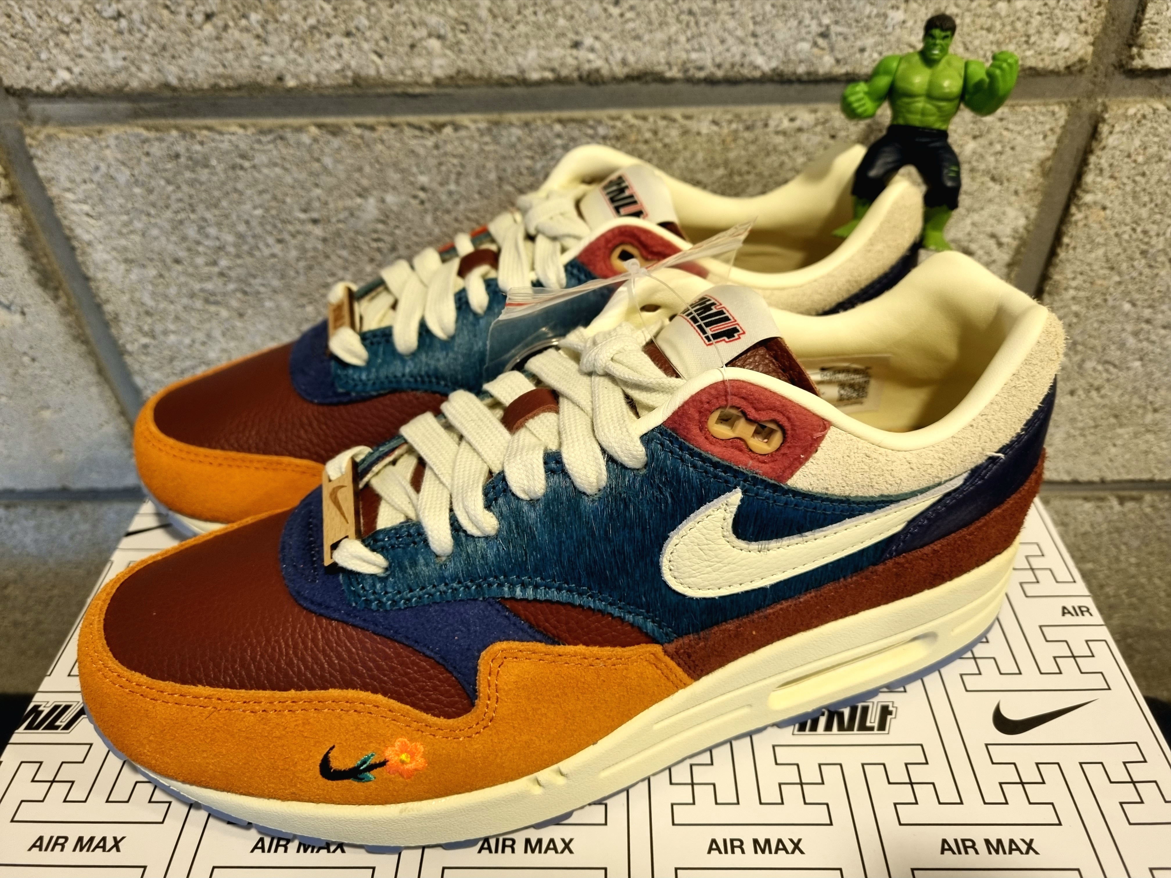 Nike x Kasina Air Max 1 SP Won-Ang Orange 착용 스타일 - 1
