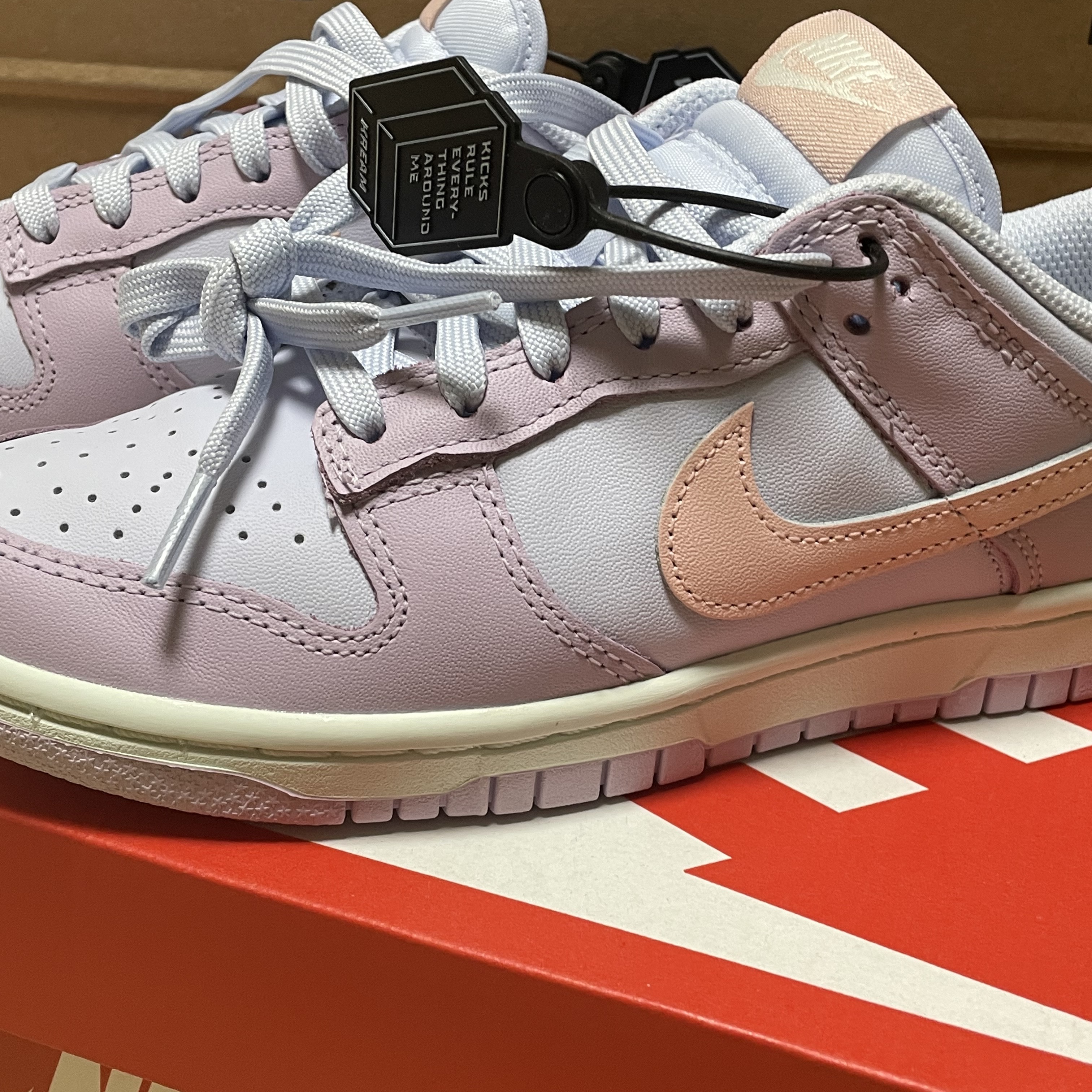 (W) Nike Dunk Low Atmosphere Pink 착용 스타일