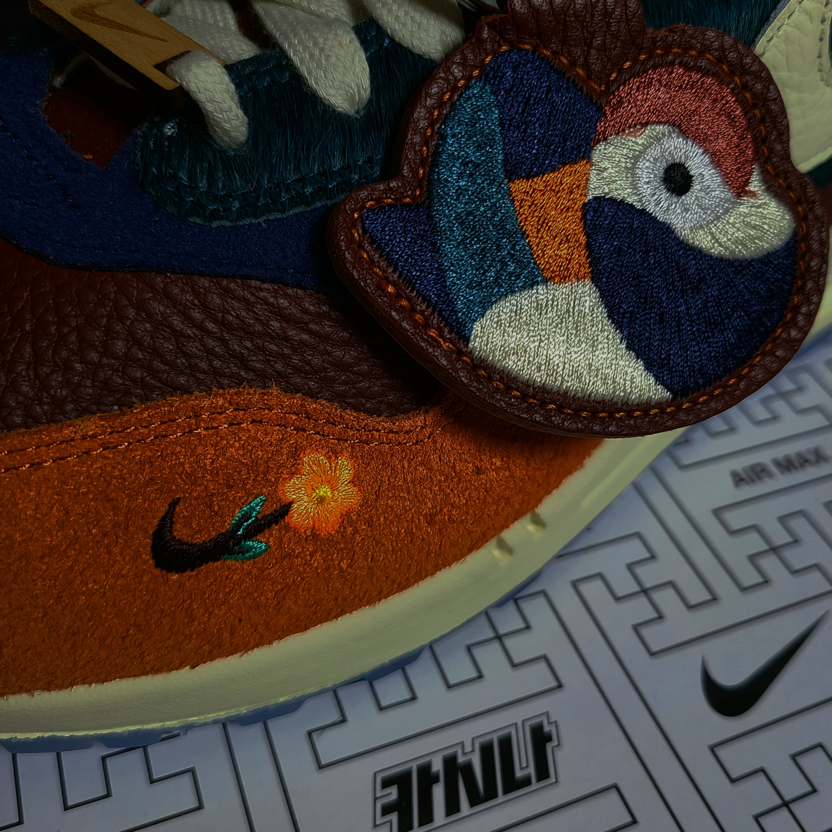 Nike x Kasina Air Max 1 SP Won-Ang Orange 착용 스타일