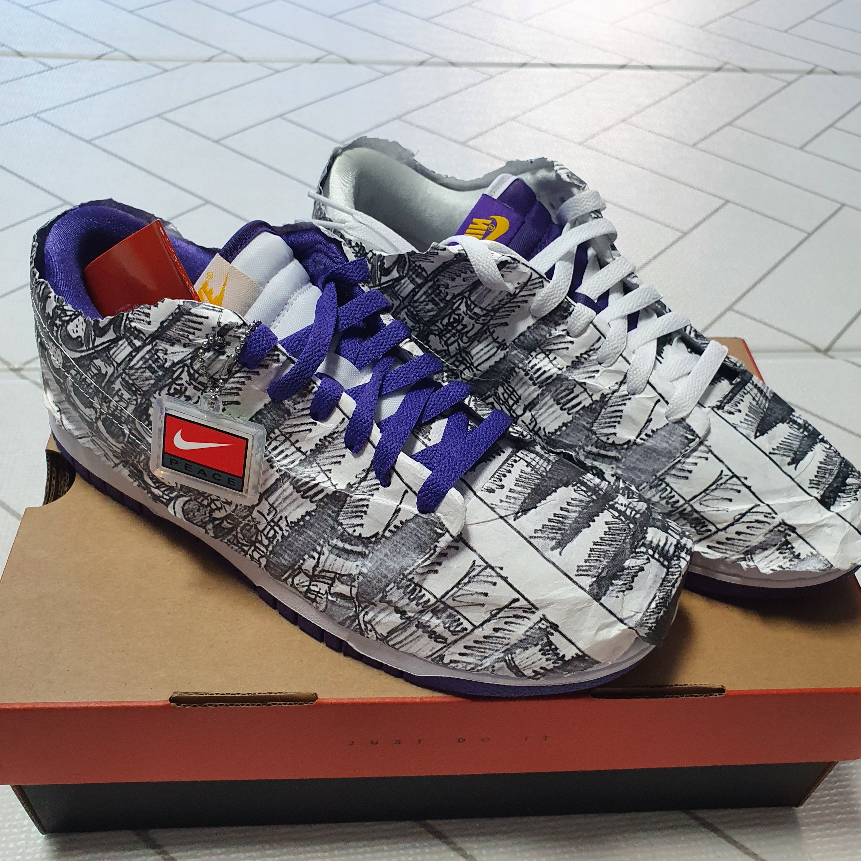 (W) Nike Dunk Low SE Flip 착용 스타일