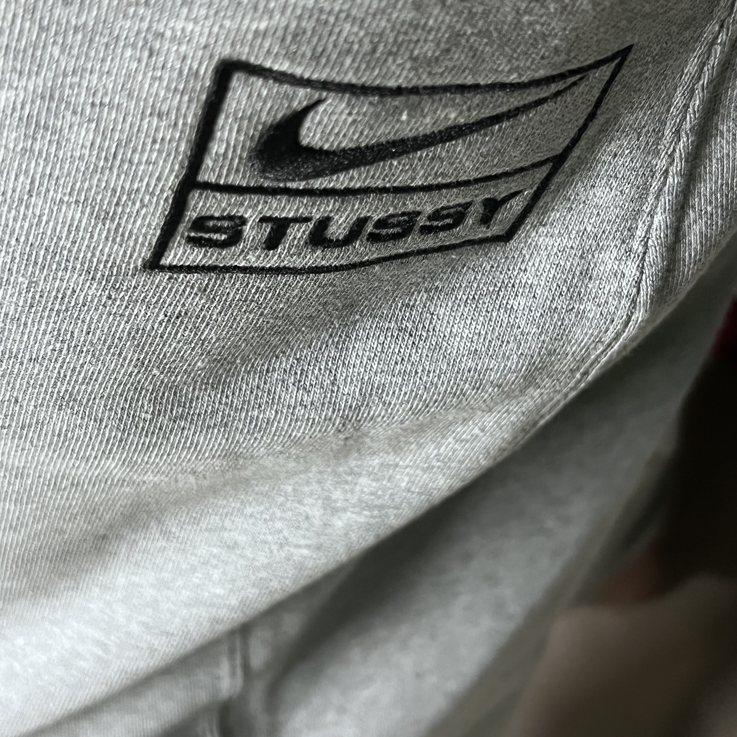 Nike x Stussy NRG RA Fleece Pants Dark Grey Heather (DJ9490-063) 착용 스타일