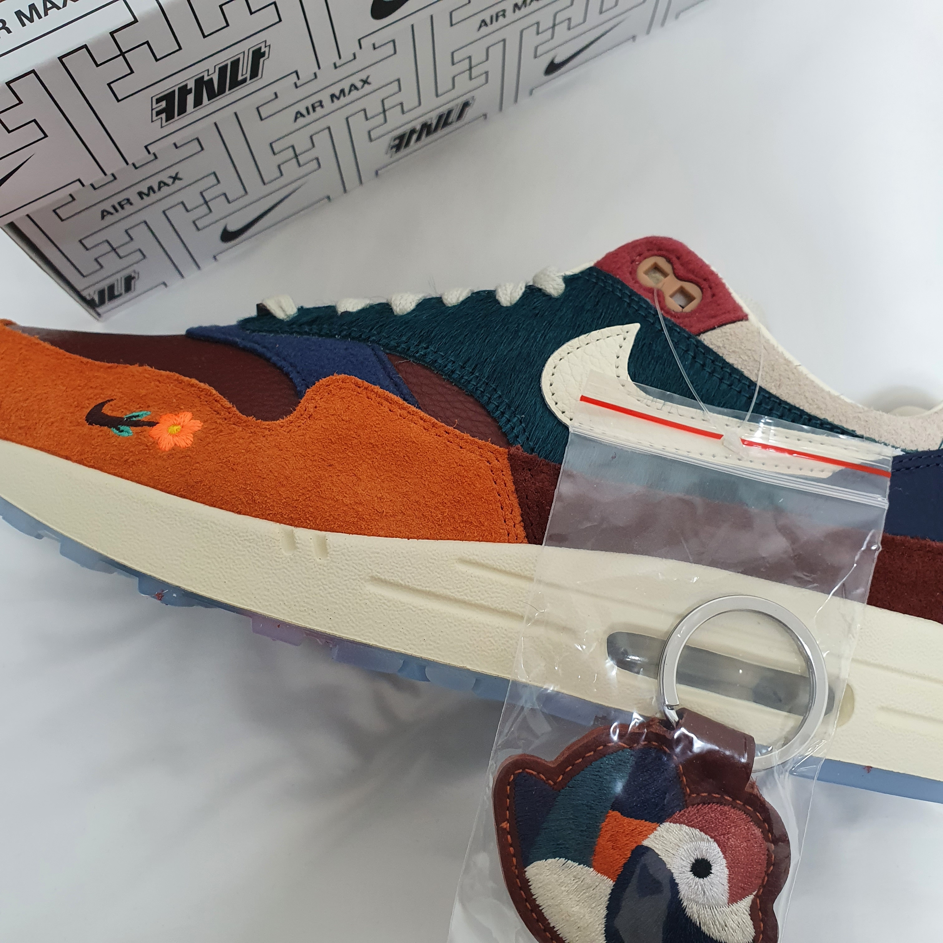 Nike x Kasina Air Max 1 SP Won-Ang Orange 착용 스타일 - 2