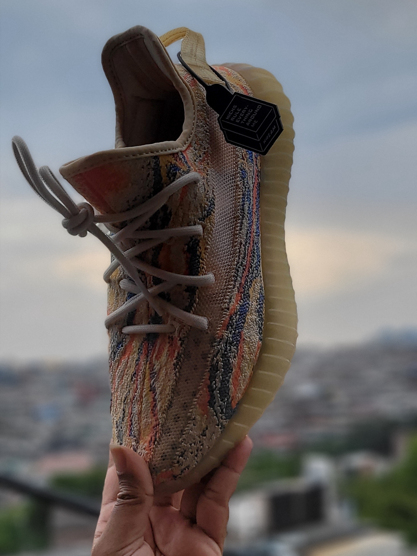 Adidas Yeezy Boost 350 V2 MX Oat 착용 스타일