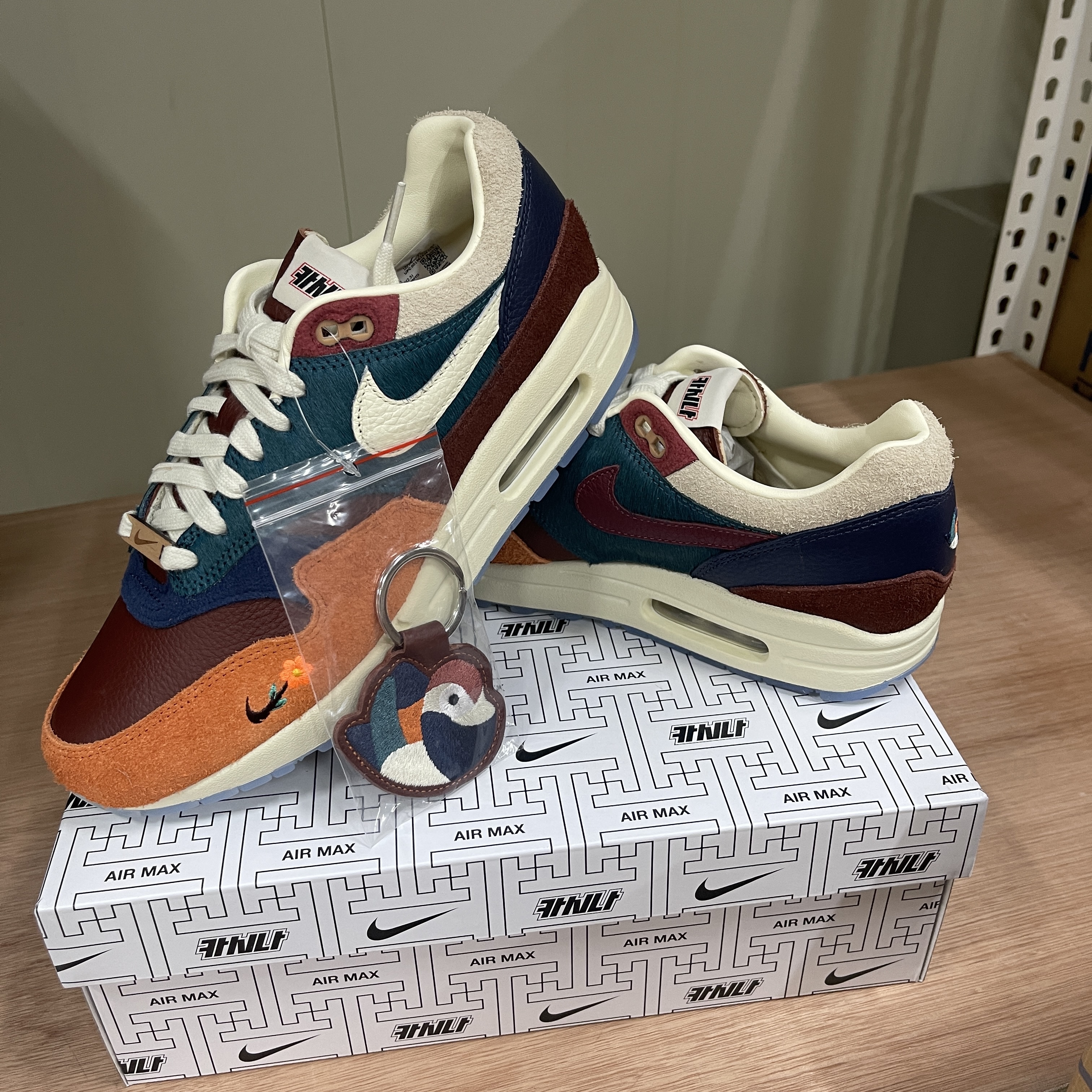 Nike x Kasina Air Max 1 SP Won-Ang Orange 착용 스타일 - 5