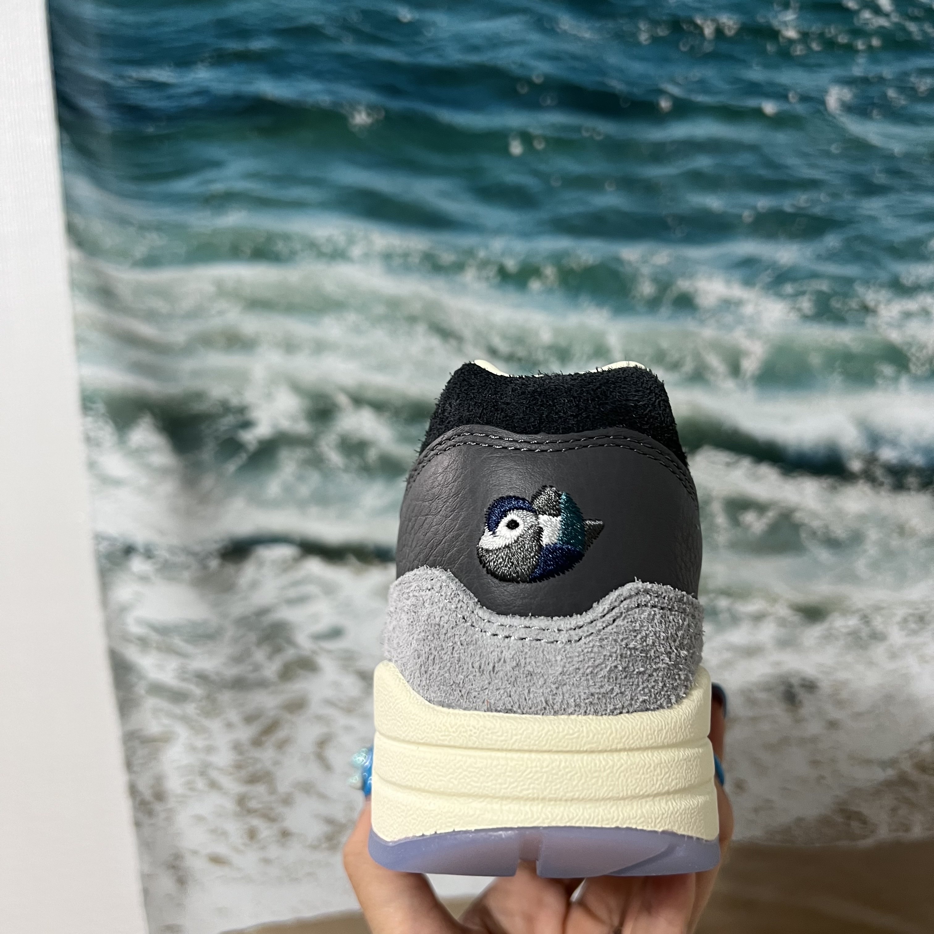 Nike x Kasina Air Max 1 SP Won-Ang Particle Grey 착용 스타일 - 3