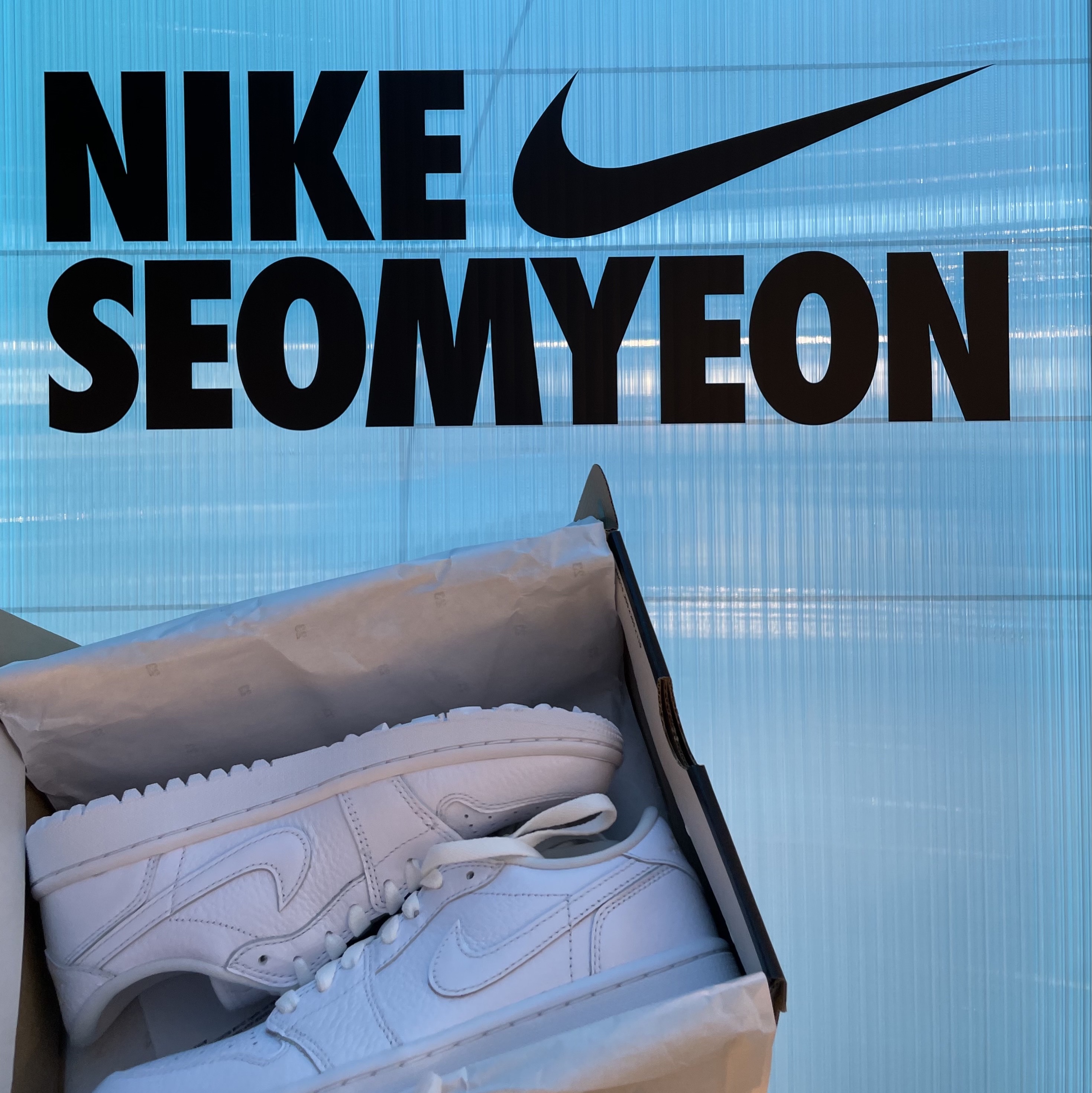 Jordan 1 Low Golf Triple White 착용 스타일
