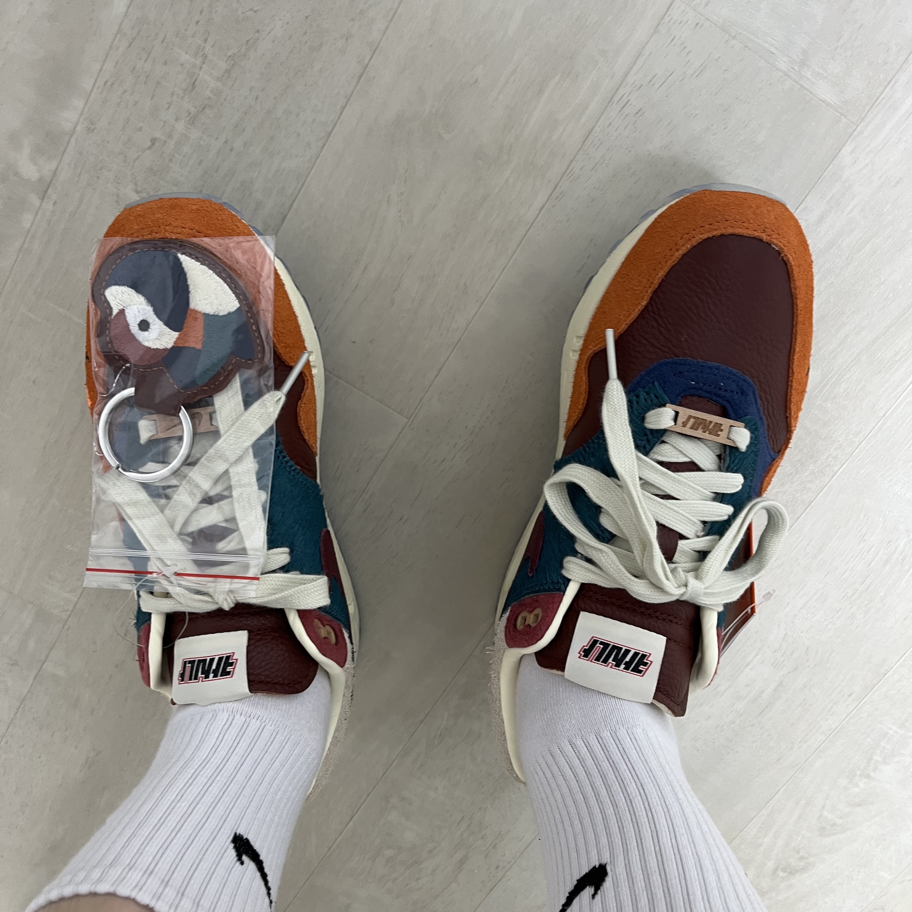 Nike x Kasina Air Max 1 SP Won-Ang Orange 착용 스타일 - 2