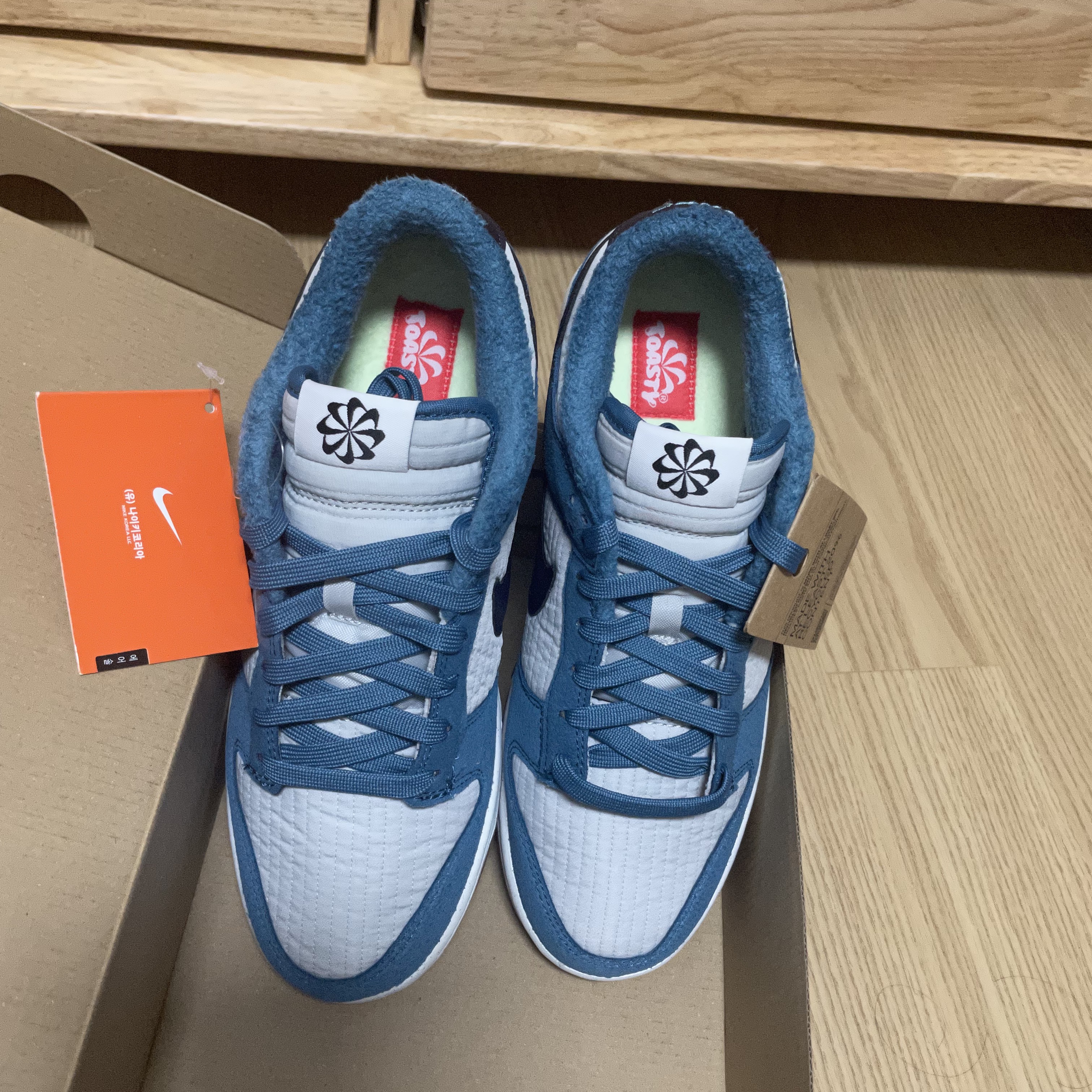 Nike Dunk Low Retro Next Nature Riftblue 착용 스타일 - 3