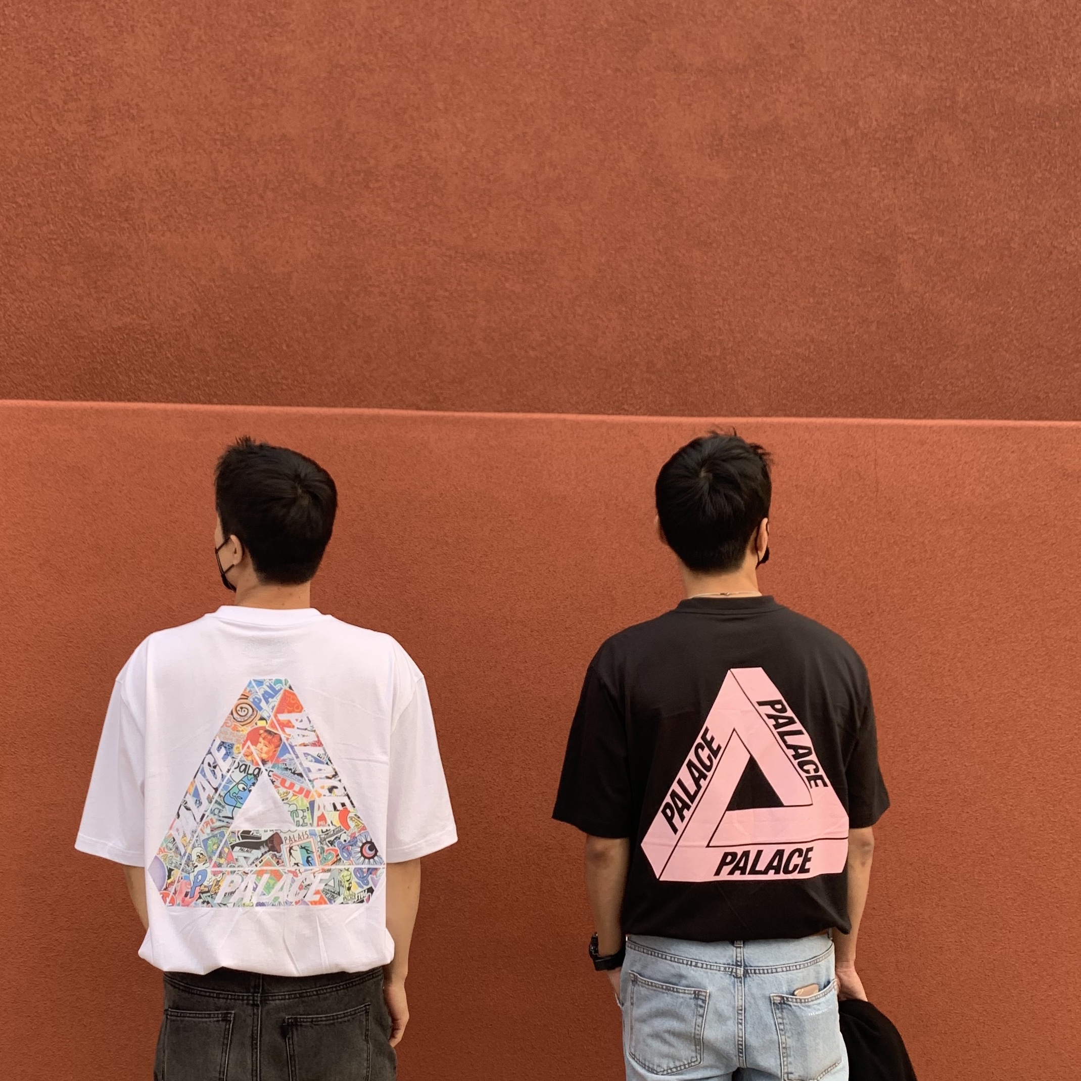 Palace Tri-Sticker Pack T-Shirt White - 21FW 착용 스타일