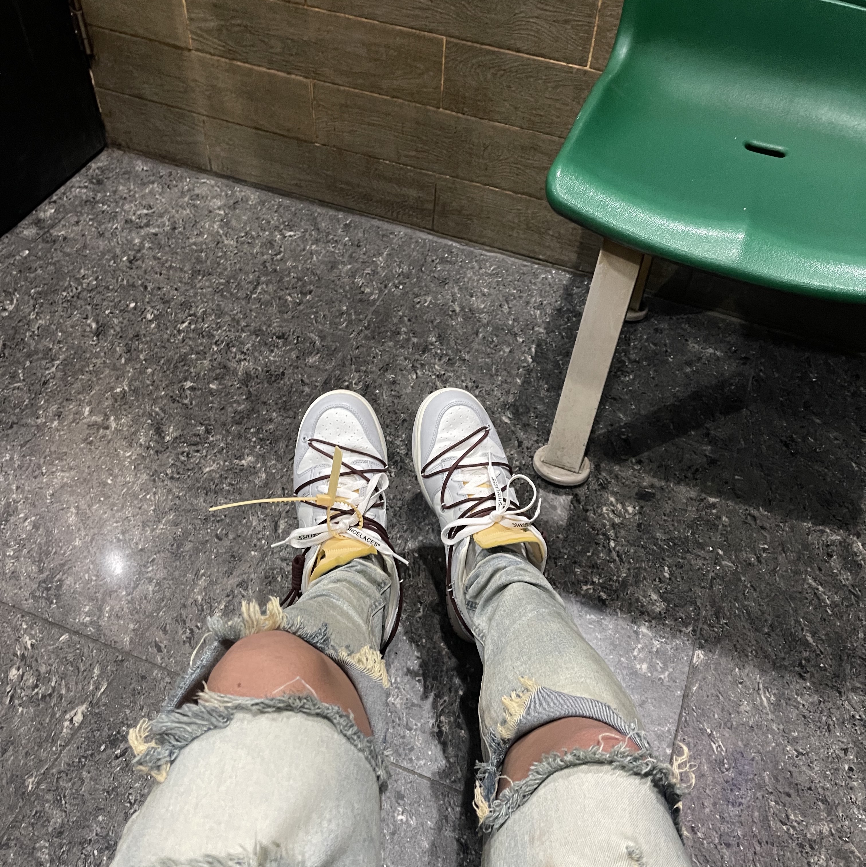 Nike x Off-White Dunk Low The 50 - Lot 46 착용 스타일